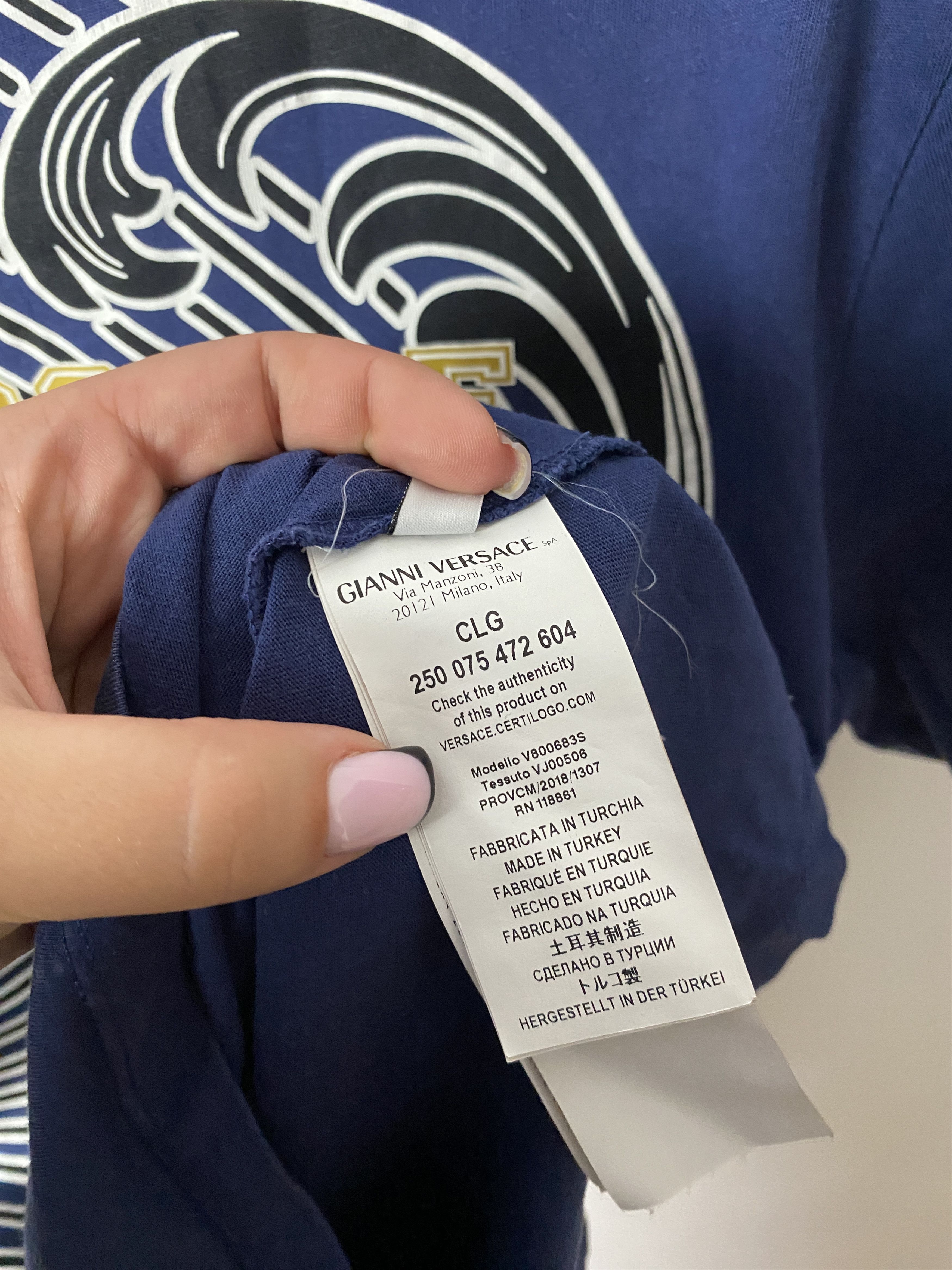 Versace Versace Collection big logo t-shirt tee Size US M / EU 48-50 / 2 - 5 Thumbnail