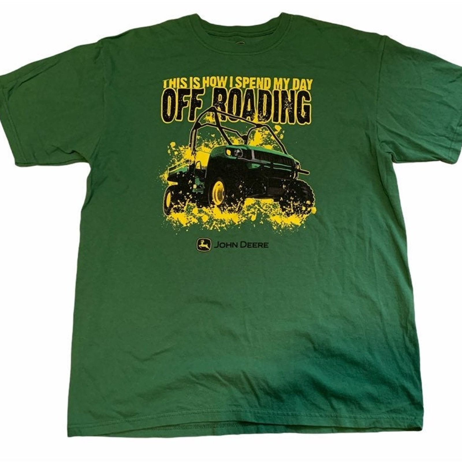 John Deere John Deere Men's Size XL T-shirt Off Road Graphic Crew Neck Size US XL / EU 56 / 4 - 1 Thumbnail
