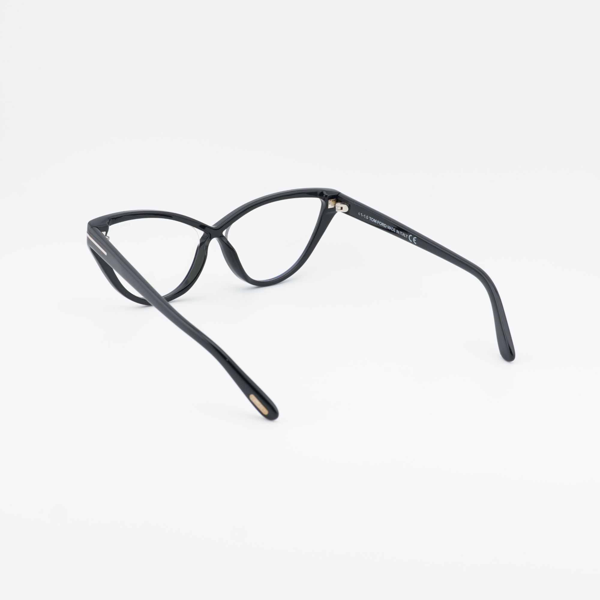 Tom Ford Tom Ford FT5729-B 001 Eyeglasses Black 53mm Cat Eye Frame Size ONE SIZE - 5 Thumbnail