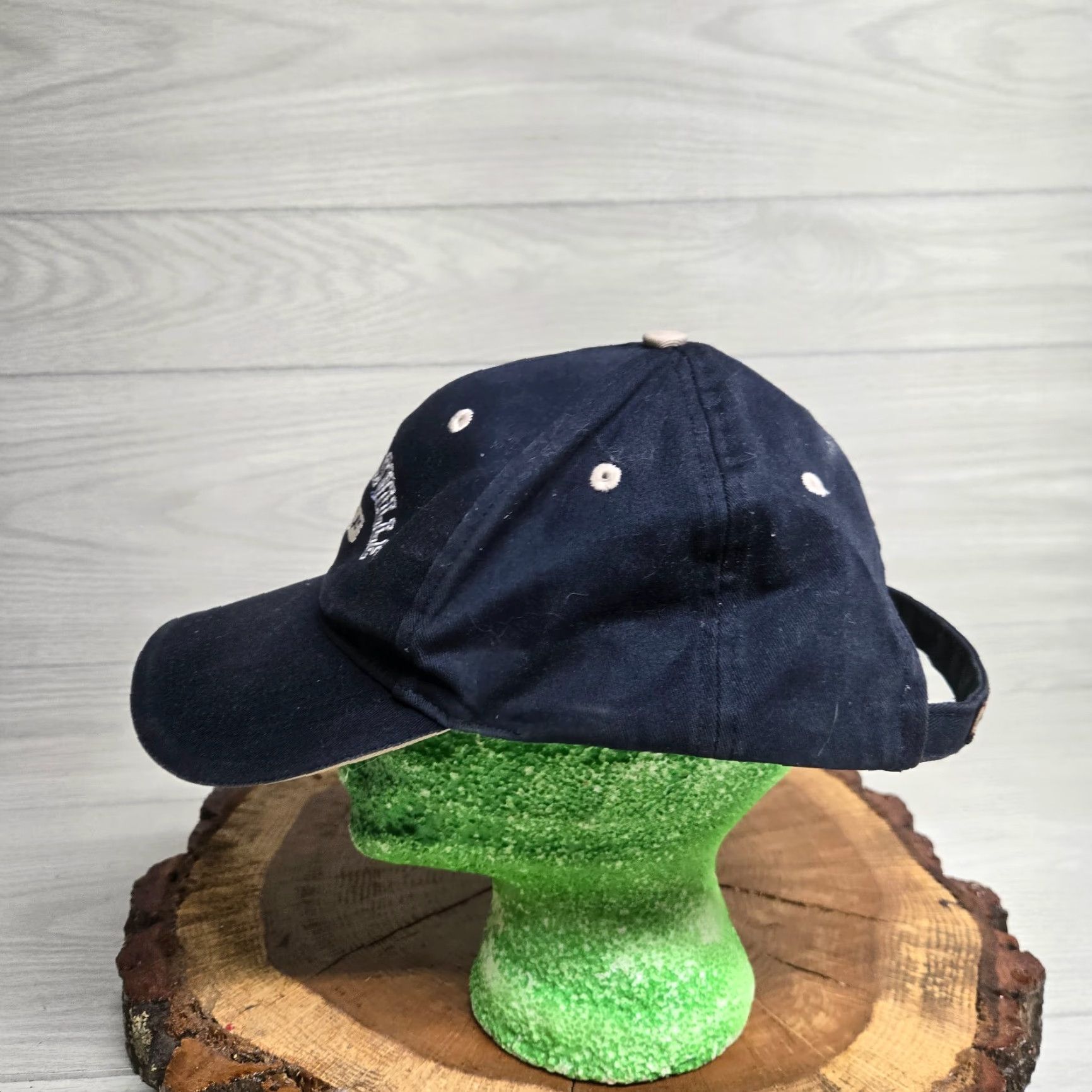 Vintage VINTAGE Charlottesville Hat Baseball Cap Cotton Blue One Size Men Adult Blue Trendy Cotton Baseball Cap Strapback Virginia VA Size ONE SIZE - 4 Thumbnail