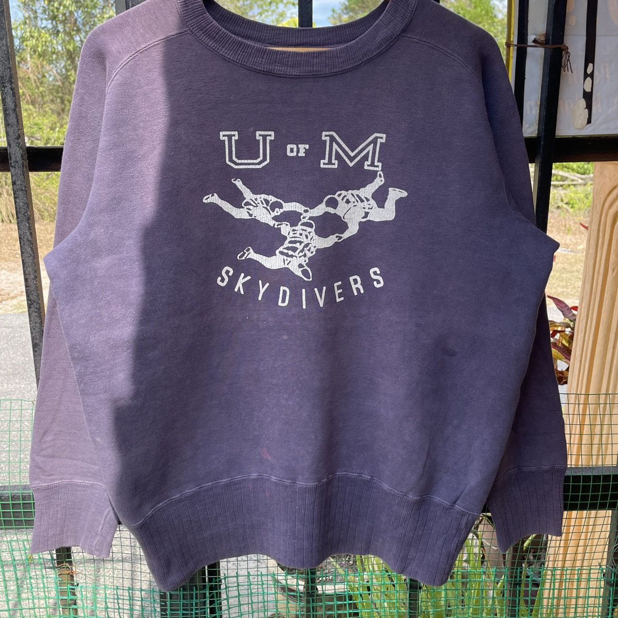 Japanese Brand 🔥🇯🇵Dubbleworks Union Made Skydivers Graphic Sweatshirts Size US M / EU 48-50 / 2 - 5 Thumbnail