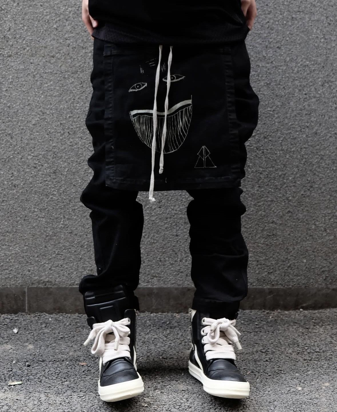 Rick Owens Drkshdw Rick Owens Drkshdw Toothface Belas Lounge Pants Size US 33 - 1 Thumbnail