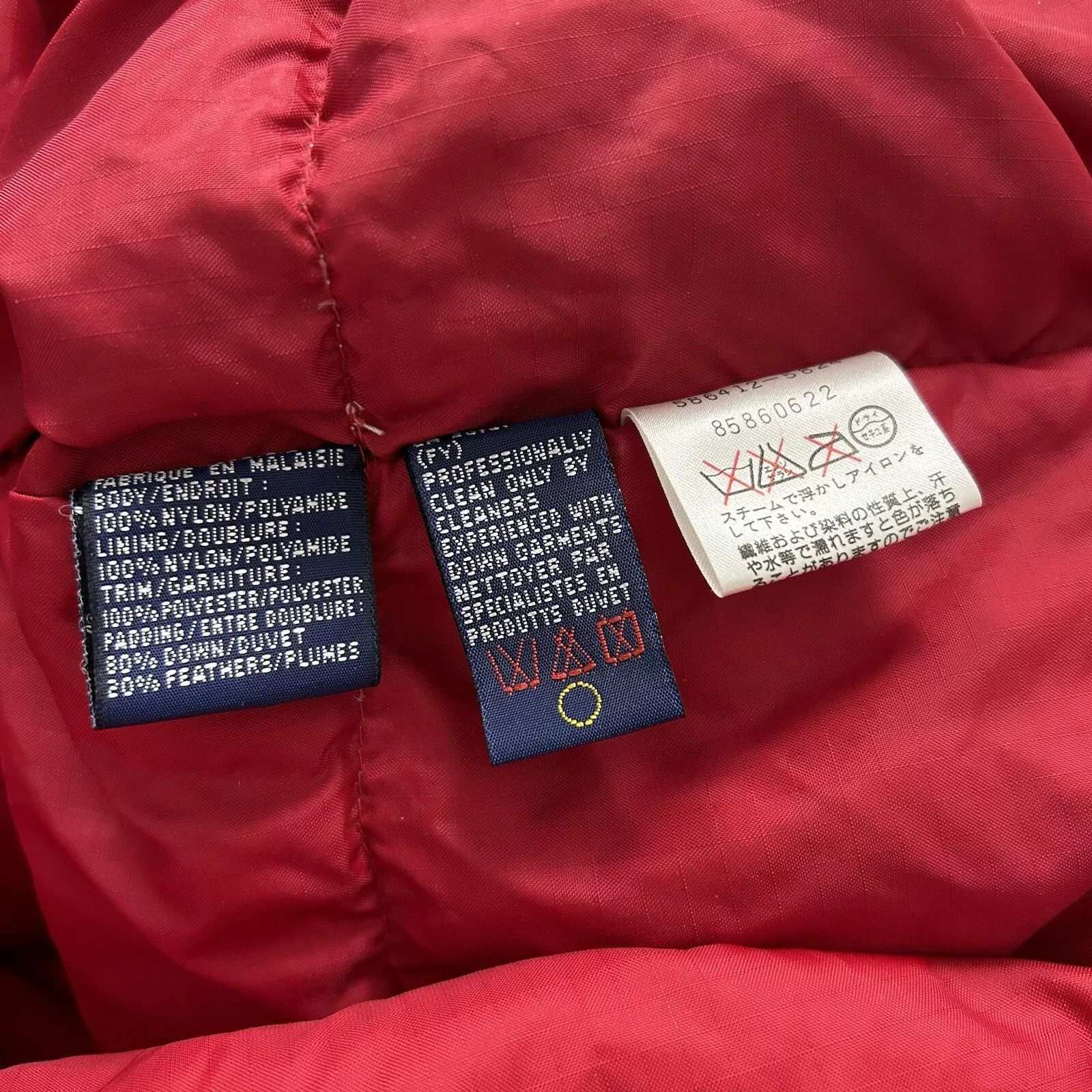 Tommy Hilfiger × Vintage RARE VTG 90s DOWN JACKET HOODIE COAT SILVER FLAG SIZE XL Size US XL / EU 56 / 4 - 10 Thumbnail