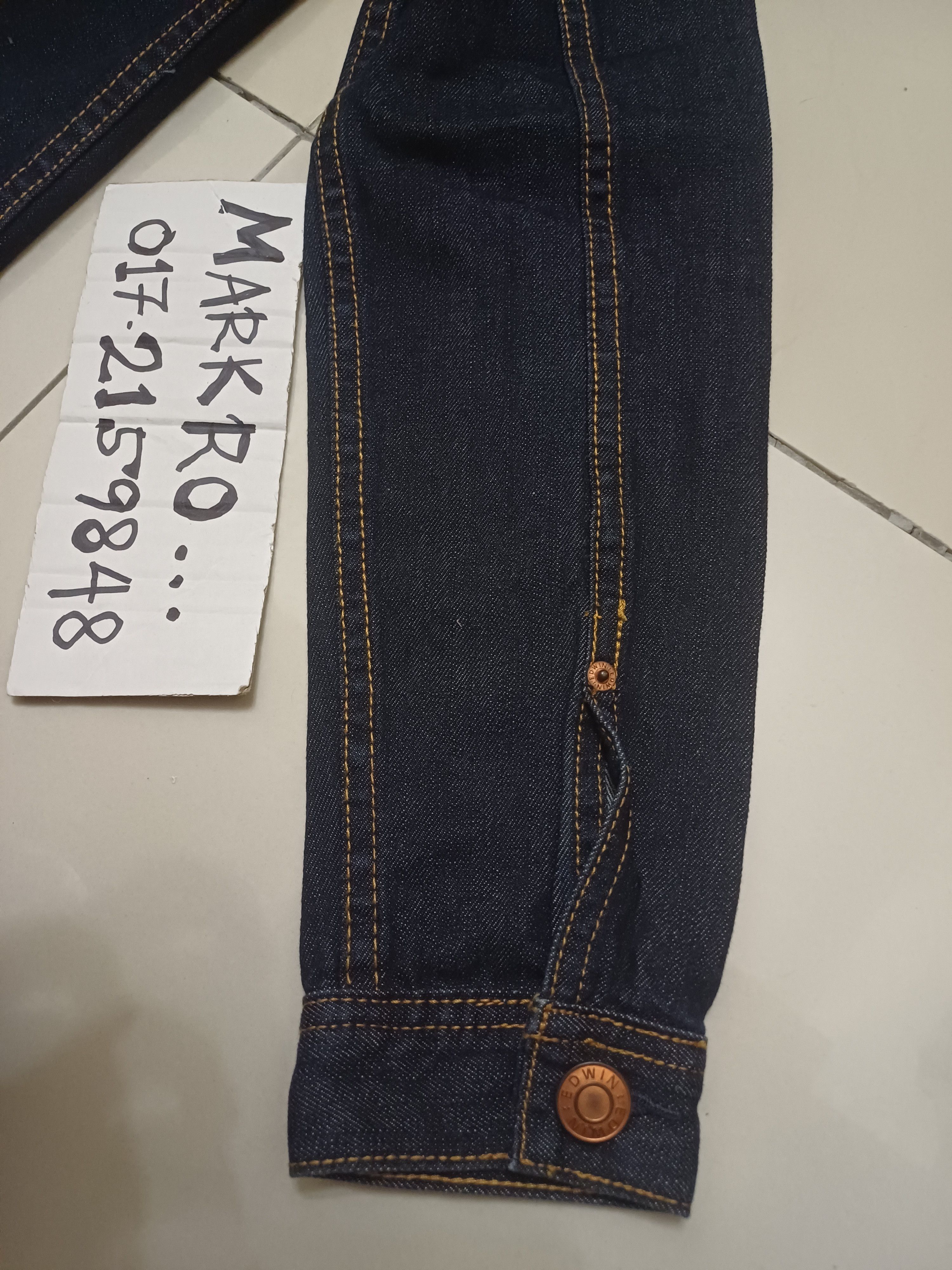 Japanese Brand Nice edwin light denim jacket Size US S / EU 44-46 / 1 - 8 Thumbnail