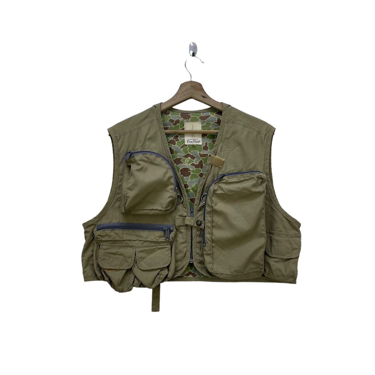 Japanese Brand 🔥Vintage Fire Fox Camo Hunting Vest Jacket Size US M / EU 48-50 / 2 - 1 Thumbnail