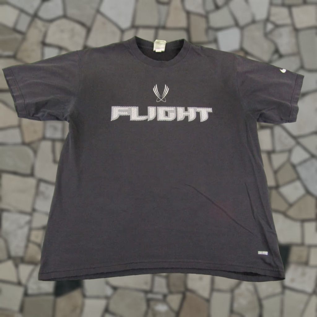 Nike VINTAGE Nike Shirt Mens Medium Black Flight Dri Fit Y2K Athletic Workout Gym Size US M / EU 48-50 / 2 - 1 Thumbnail