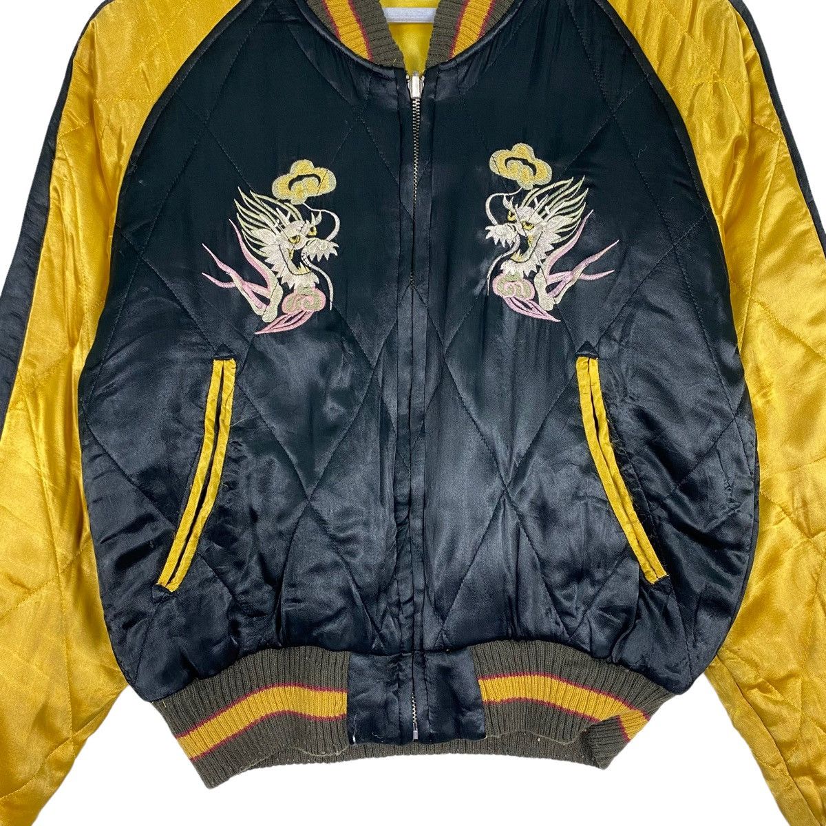 Japanese Brand × Toyo Enterprises 💥VINTAGE SWITCH INDUSTRIES JAPAN DRAGON SUKAJAN JACKET Size US M / EU 48-50 / 2 - 7 Thumbnail