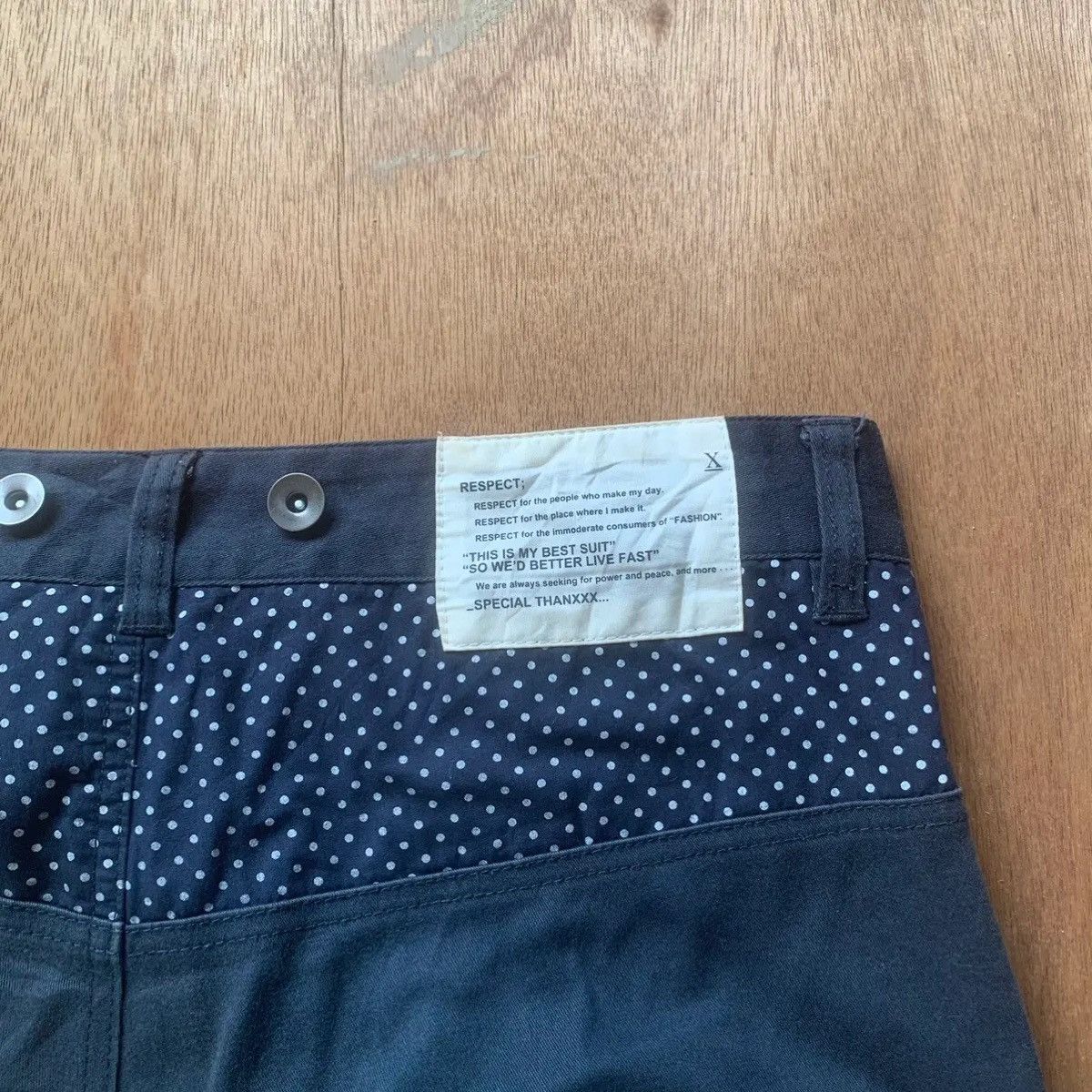 Japanese Brand 🔥 SALE 🔥 GHOSTLES TROUSERS CHIP CHIP SUSPENDERS DROP PANTS Size US 31 - 11 Thumbnail