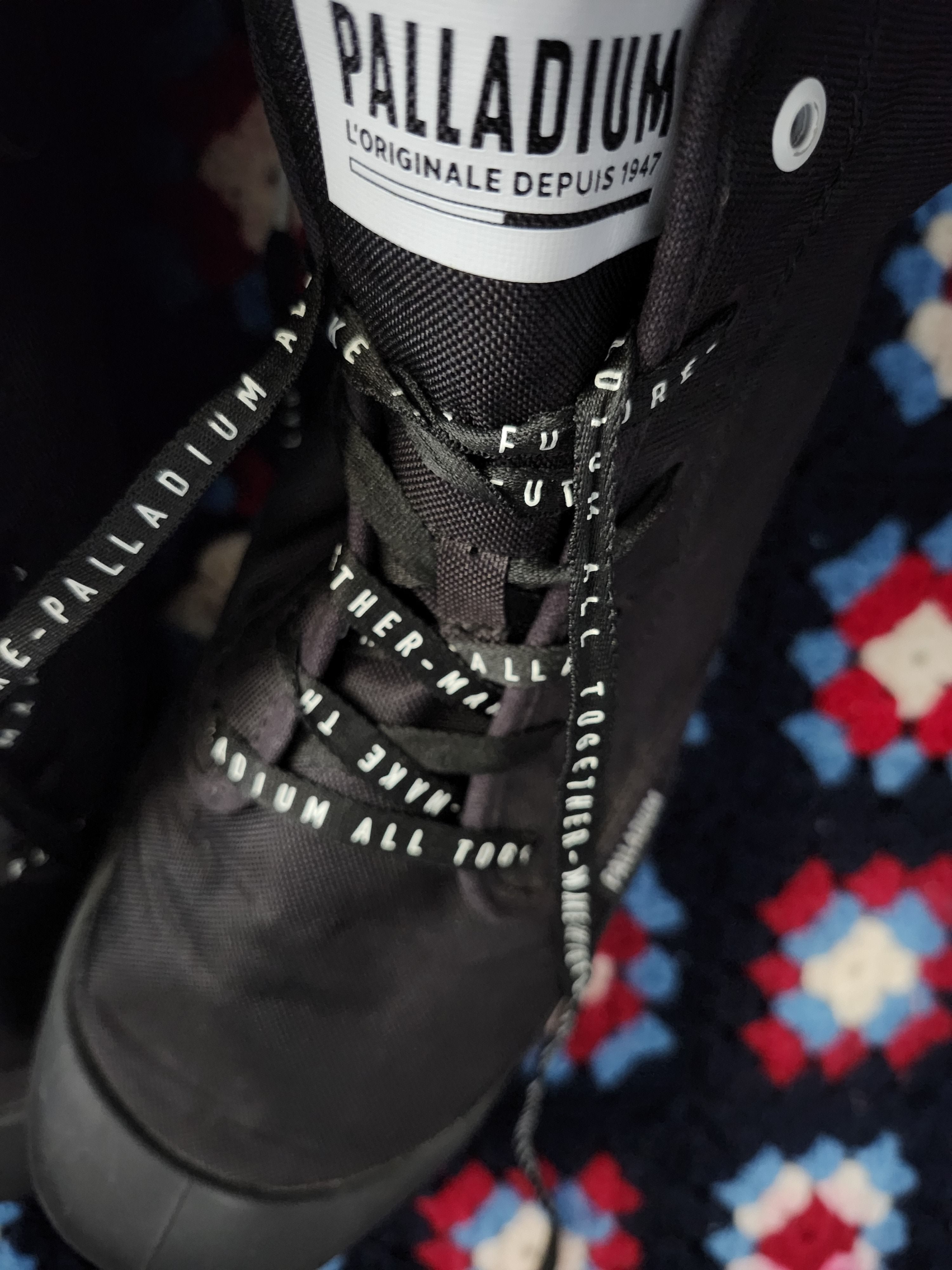 Palladium Palladium Black Pampa Hi Future Boots Size US 11.5 / EU 44-45 - 3 Thumbnail