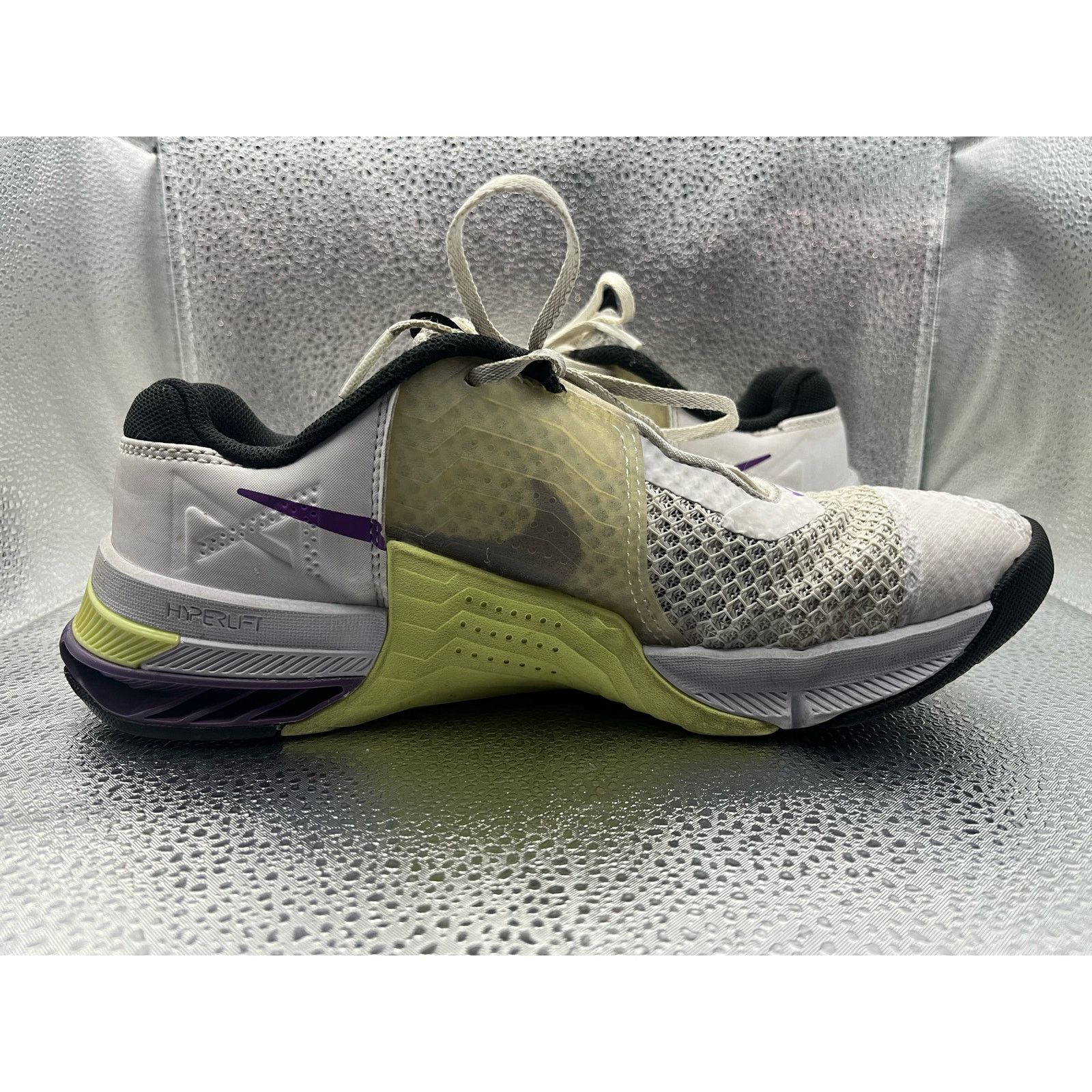 Nike NIKE Metcon 7 Running Shoe, White, Purple, Lemon Women 7.5" Size US 7.5 / IT 37.5 - 3 Thumbnail