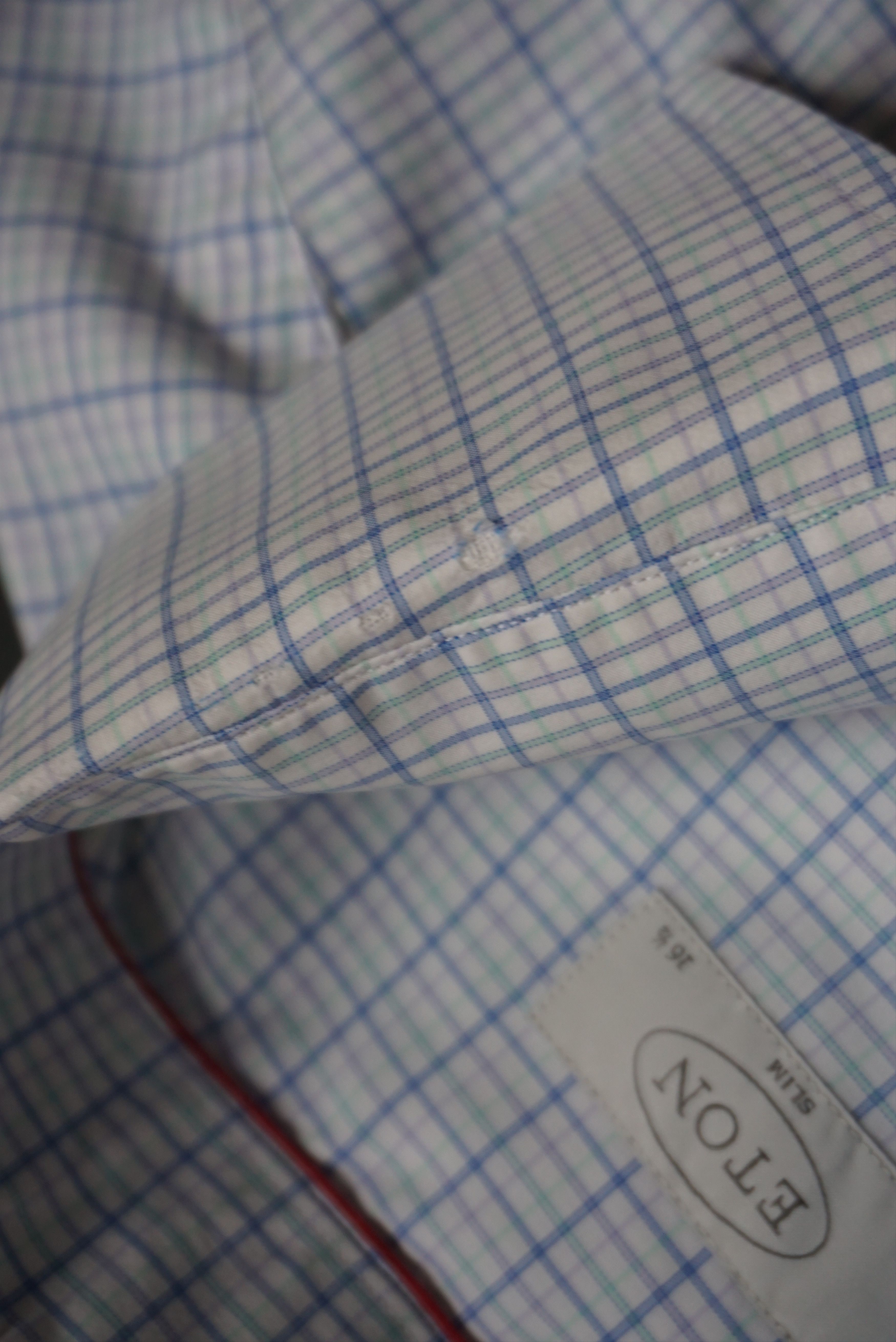 Eton ETON slim fit checked shirt 16.5" 42 cm formal business Size US L / EU 52-54 / 3 - 17 Thumbnail