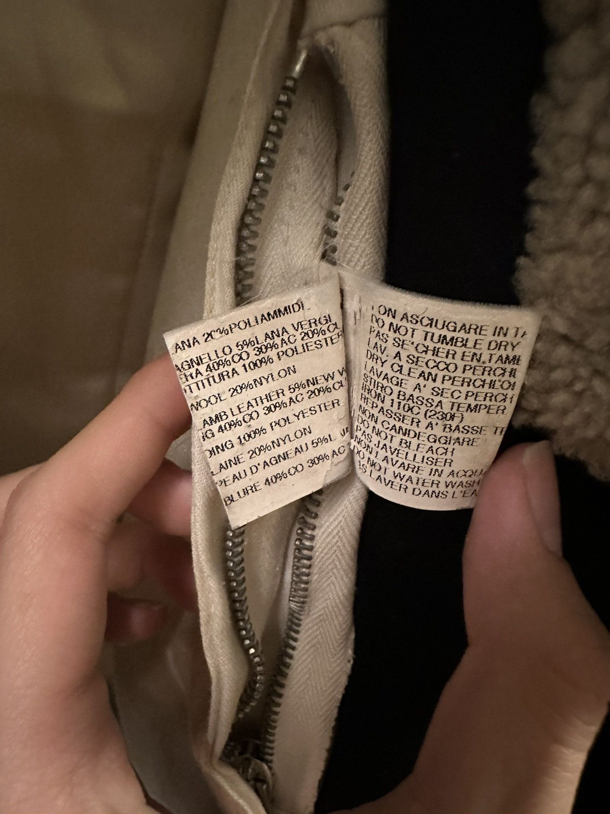 Rick Owens Rick Owens FW08 “Stag” Wool Shearling Geojacket Size US M / EU 48-50 / 2 - 9 Thumbnail