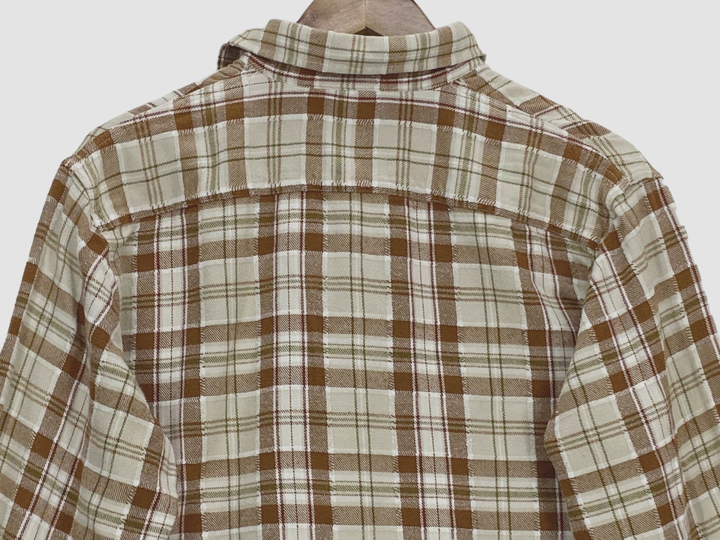 Oshkosh Vintage Oshkosh Plaid Flannel Shirt 90s Workwear Button-Up Size US S / EU 44-46 / 1 - 5 Thumbnail