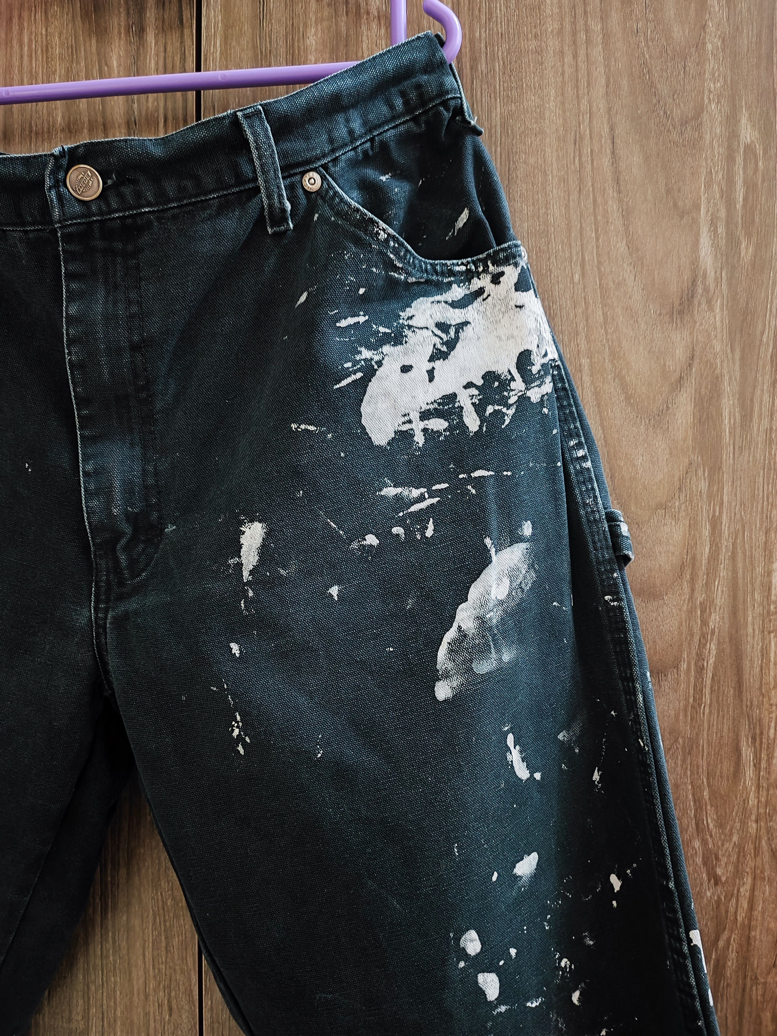 Dickies × Vintage Vintage Dickies Paint splatter Painter Carpenter Pants Size US 36 / EU 52 - 4 Thumbnail