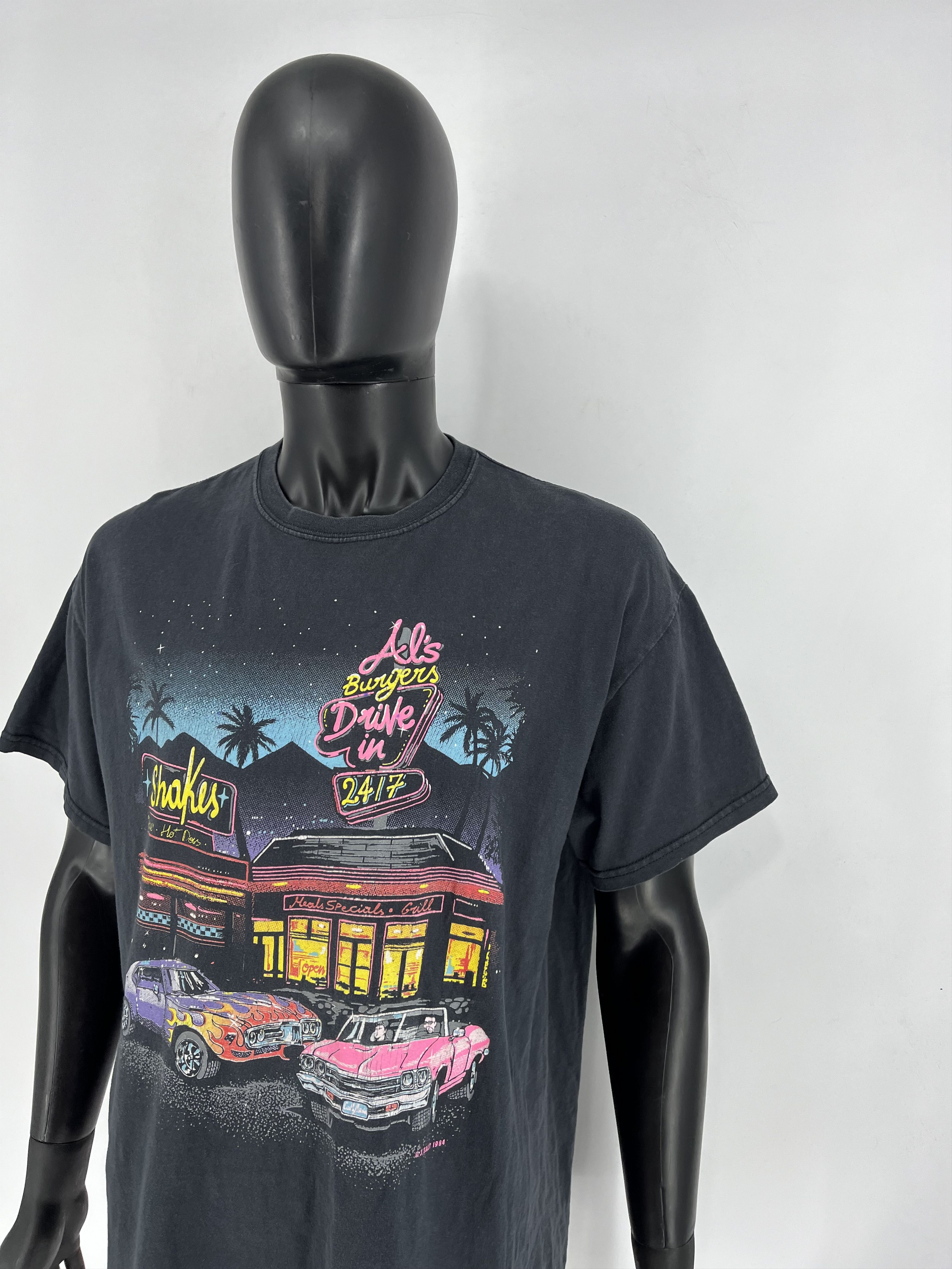 Vintage Vintage 2000 Y2K Black Hot Rod Racing Graphic Tee Fits Large Size US L / EU 52-54 / 3 - 4 Thumbnail