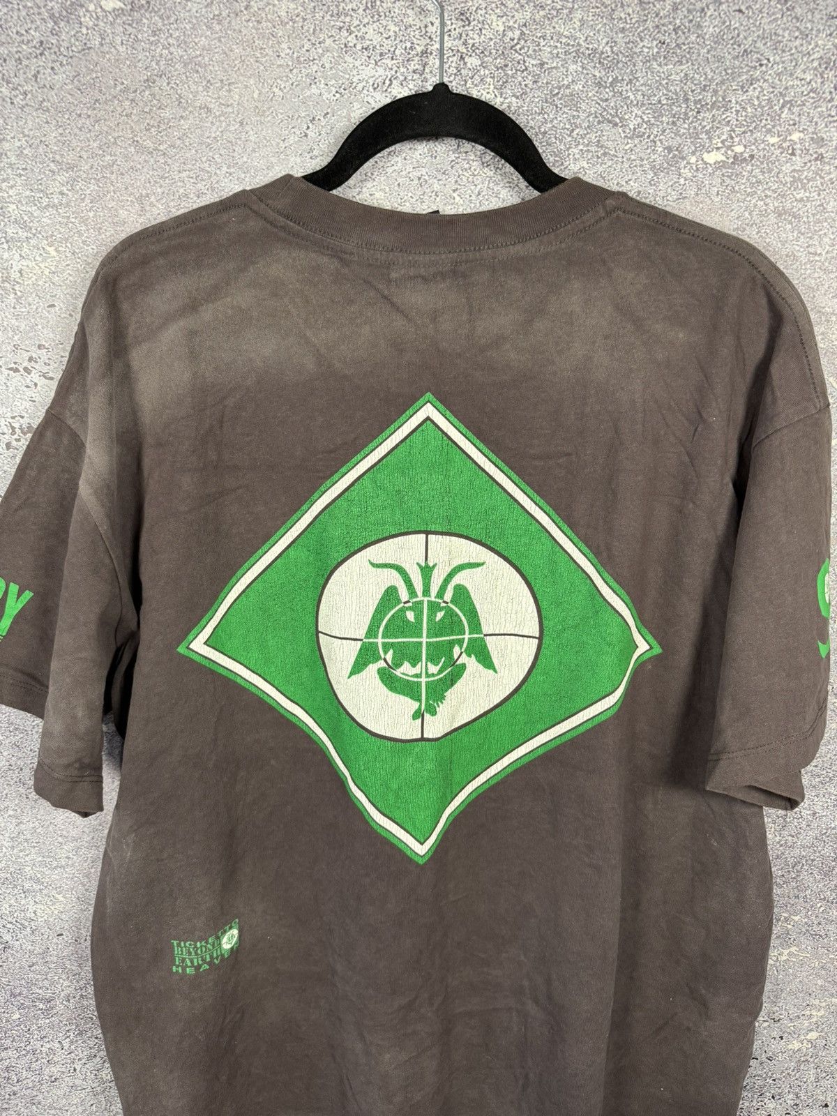 Giant × Vintage Saint Mxxxxxx Saint Enemy Tee Black Green Men's Large Size US L / EU 52-54 / 3 - 14 Thumbnail