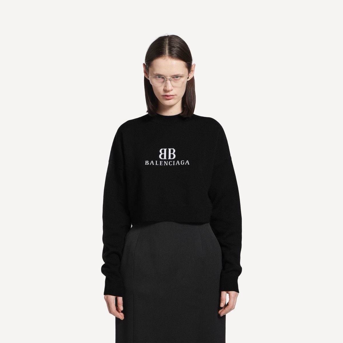 Balenciaga Balenciaga "BB Mode" Wool Sweater Size XS / US 0-2 / IT 36-38 - 7 Thumbnail