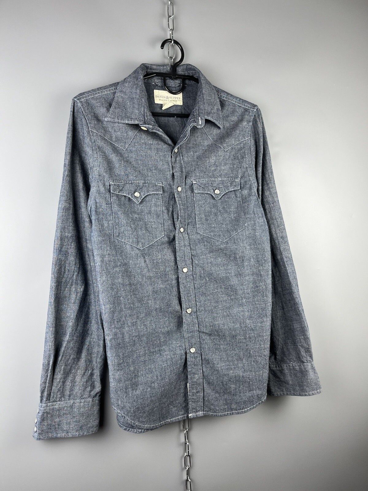 Denim & Supply Ralph Lauren Denim Supply Ralph Lauren Cotton Denim Shirt Size US S / EU 44-46 / 1 - 2 Thumbnail