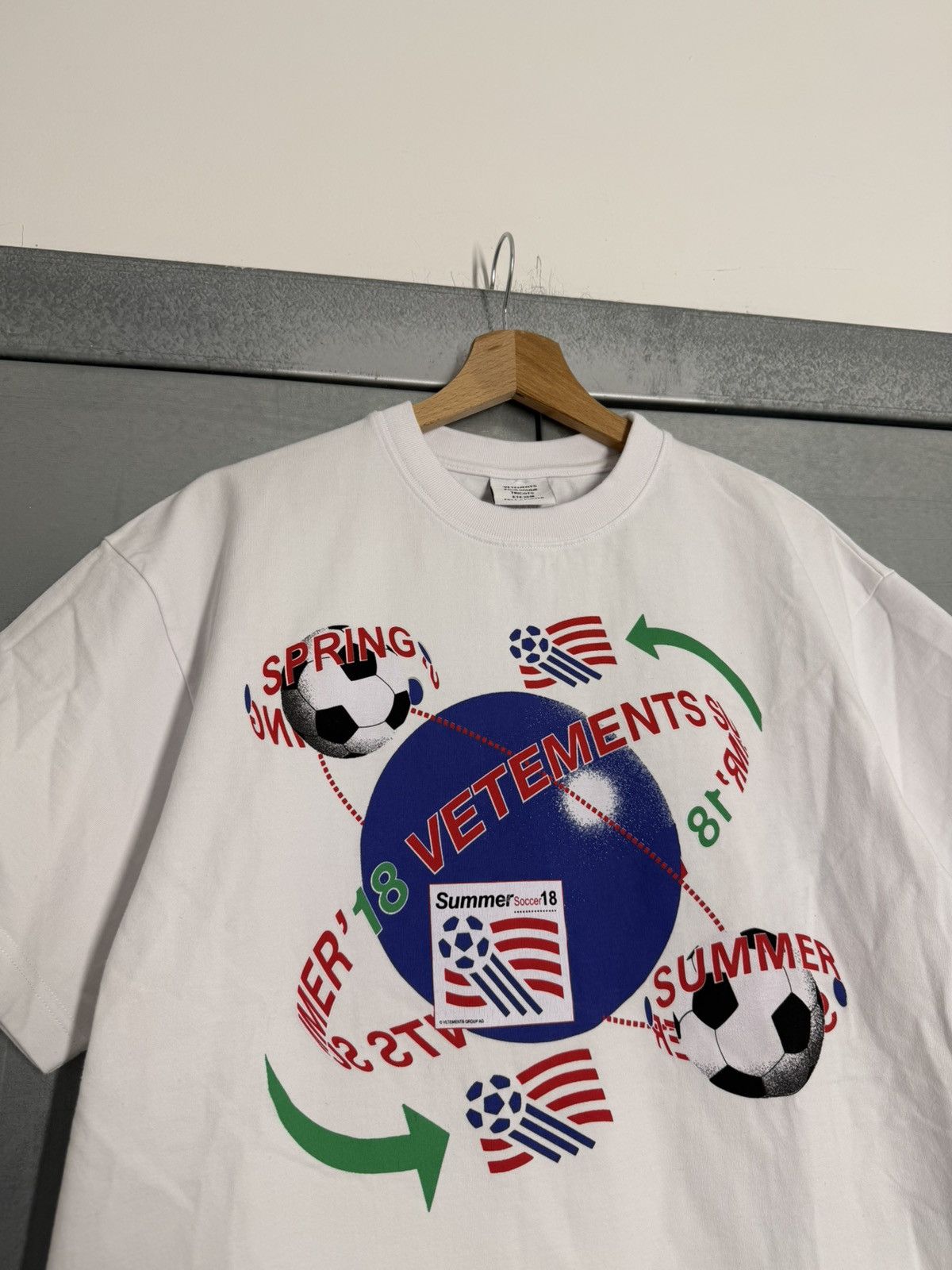 Vetements Vetements 2018 Summer Soccer T-Shirt Size US S / EU 44-46 / 1 - 2 Thumbnail