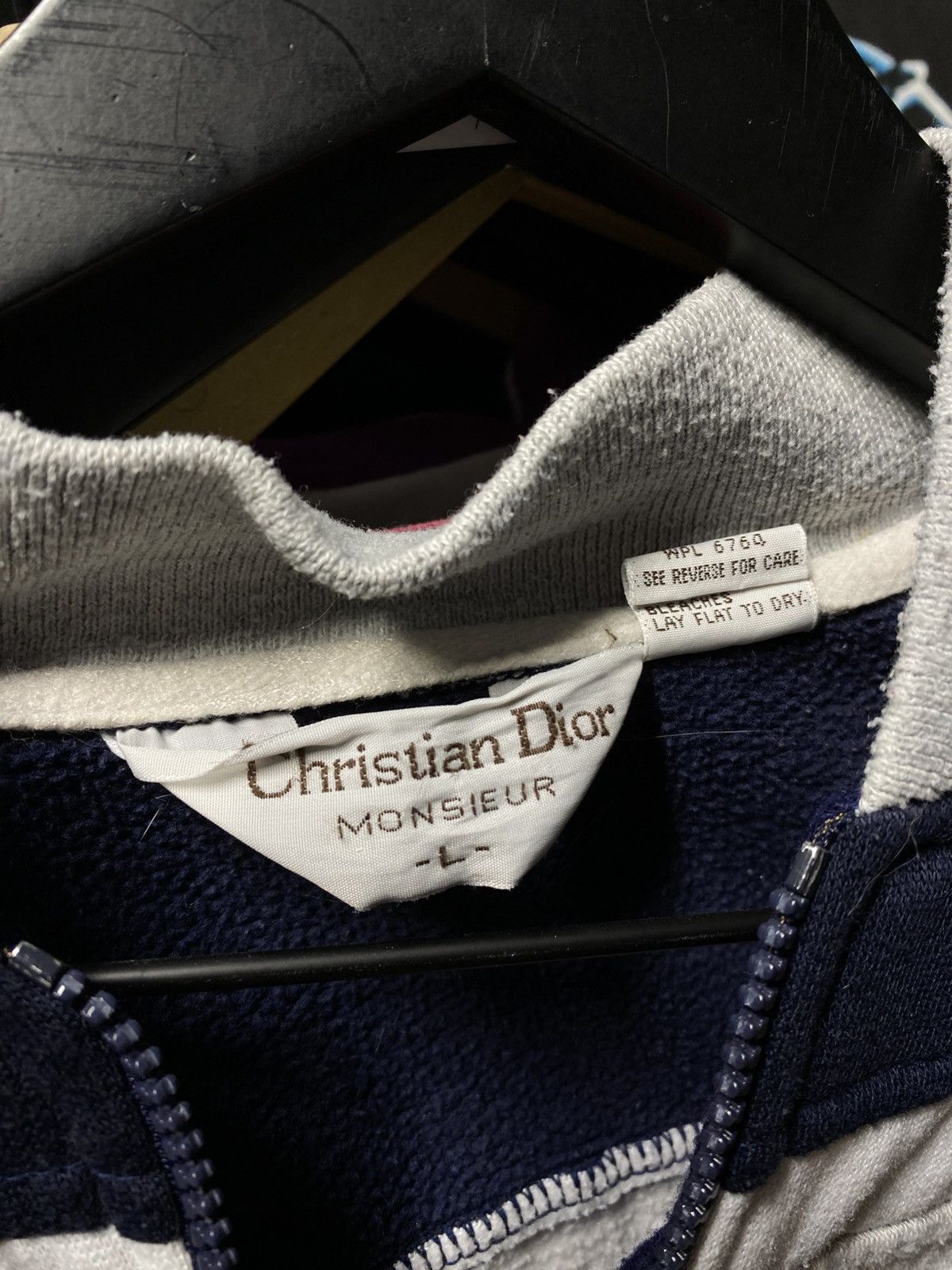 Christian Dior Monsieur Christian Dior Blue Fullzip Men’s Sweater Medium Size US M / EU 48-50 / 2 - 10 Thumbnail