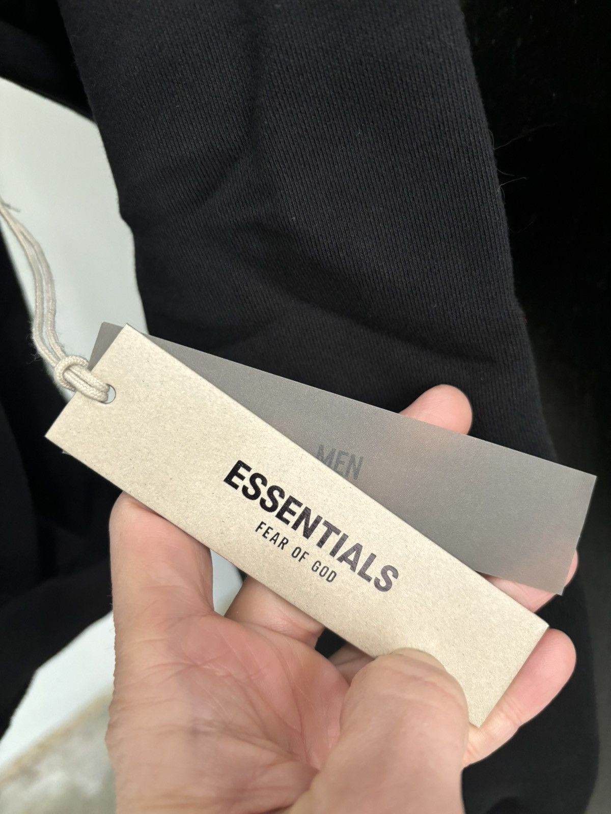 Essentials × FOG × Fear of God FOG Jet Black Hoodie Size US M / EU 48-50 / 2 - 8 Thumbnail