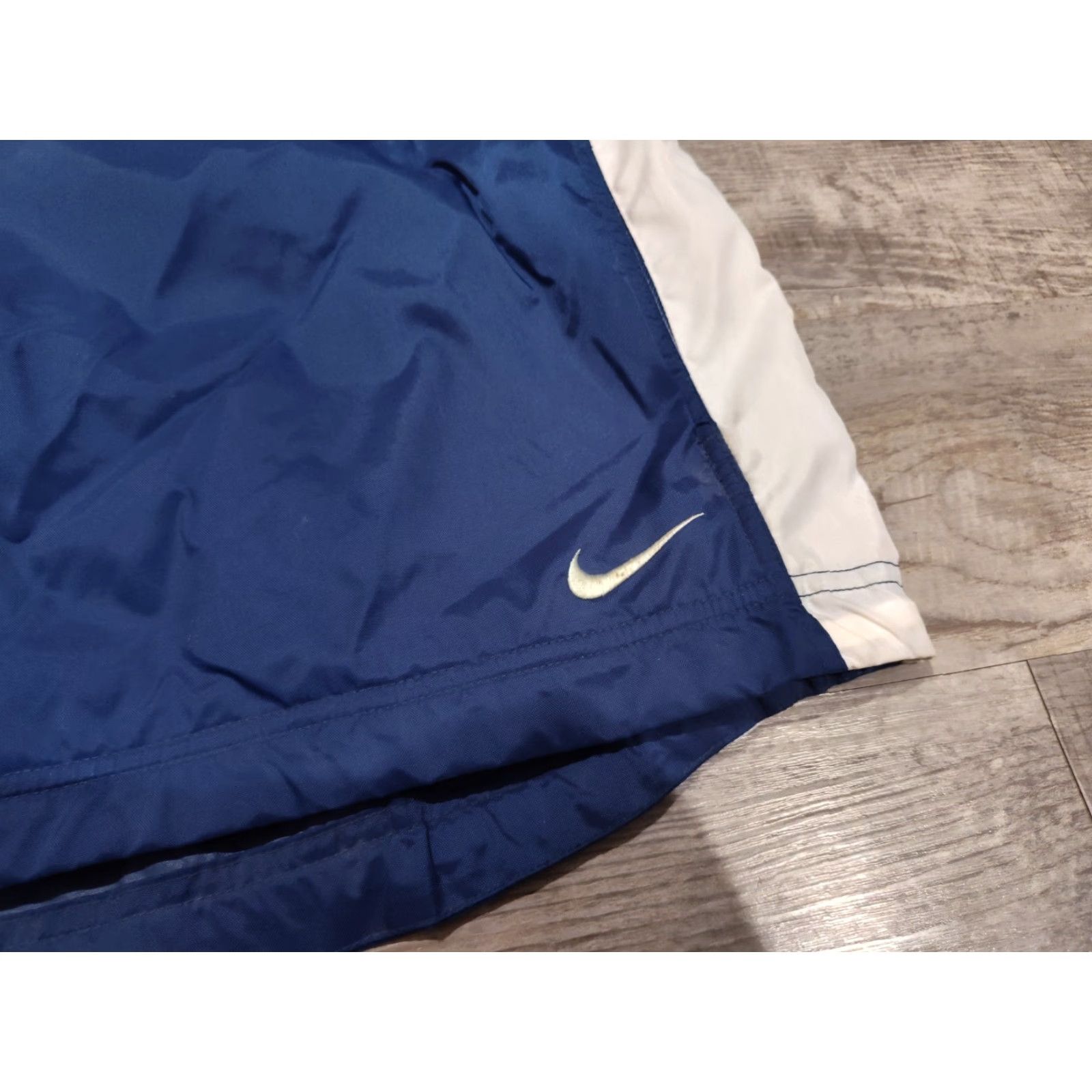 Nike VINTAGE Nike Windbreaker Jacket 1/4 Zip Hooded Mens Size L Blue 90s Size US L / EU 52-54 / 3 - 2 Thumbnail