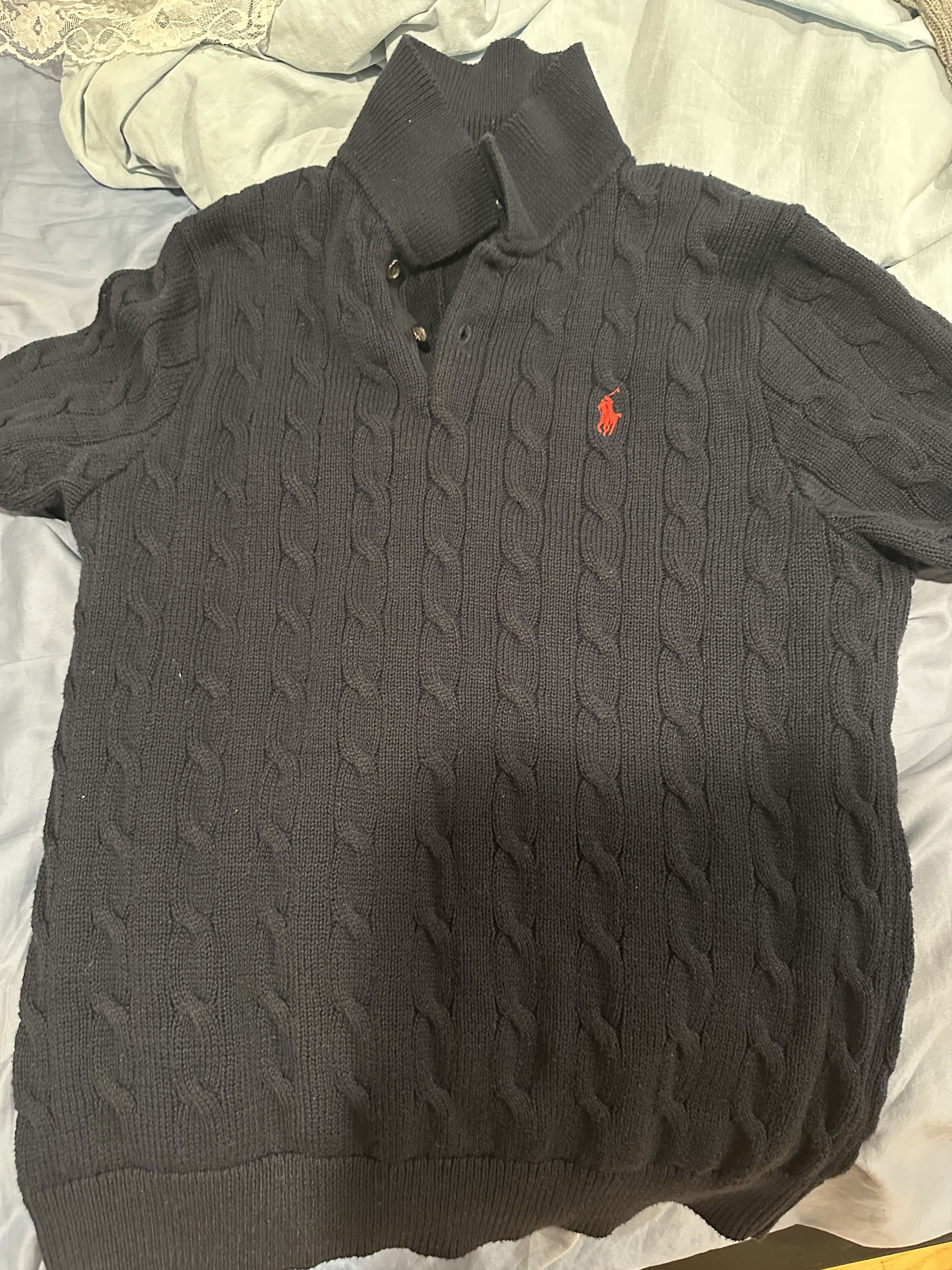 Polo Ralph Lauren Ralph Lauren cable knit polo Size US M / EU 48-50 / 2 - 1 Preview