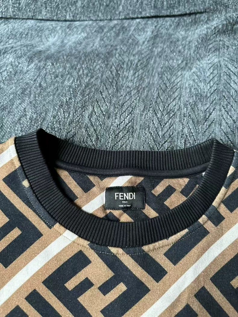Fendi Fendi Full-print sweatshirt Size US XL / EU 56 / 4 - 3 Thumbnail