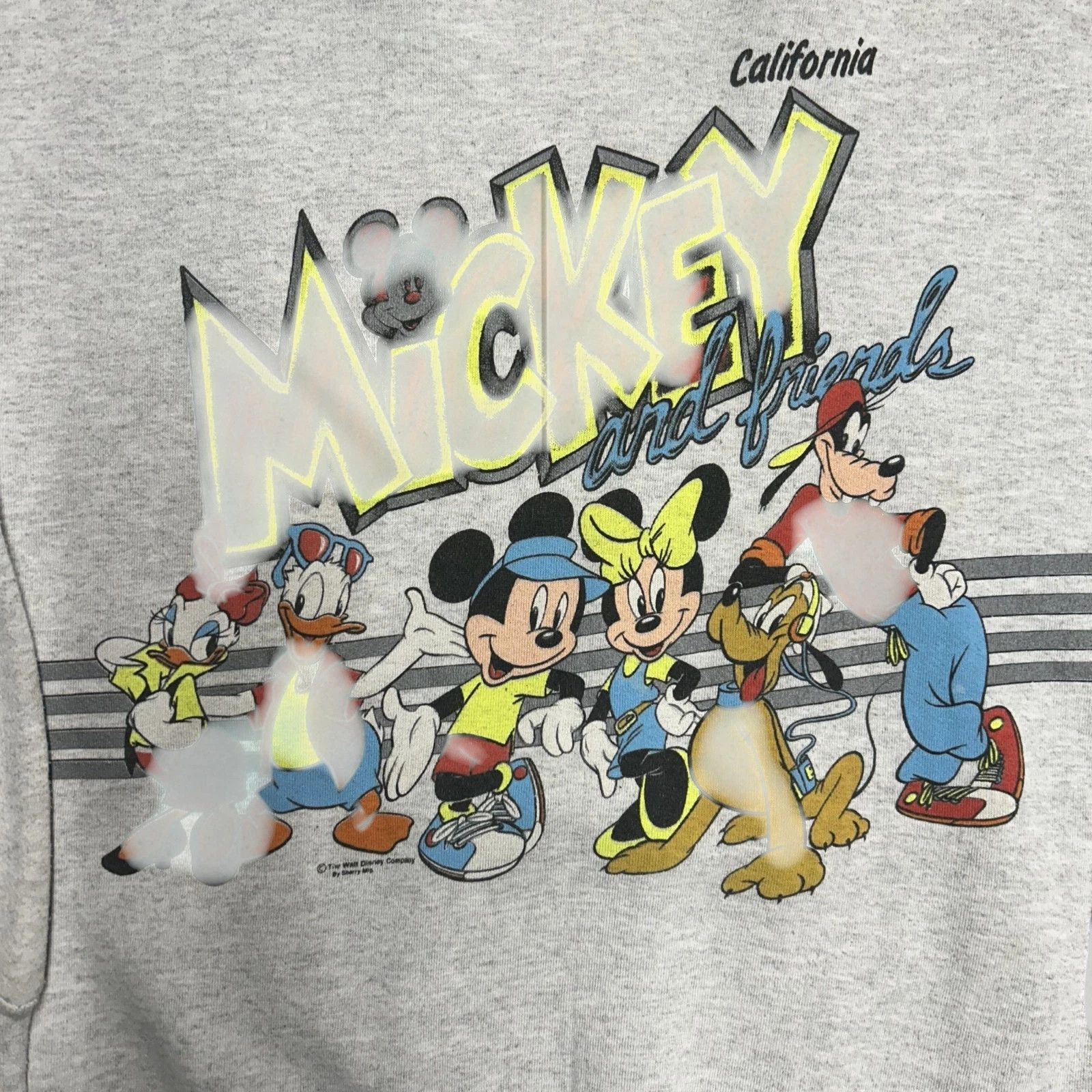 Disney Disney Mickey and Friends Vintage 80's Sweatshirt XL White Size US XL / EU 56 / 4 - 4 Thumbnail