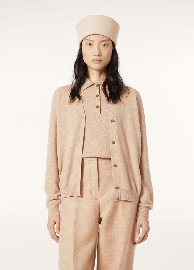 Loro Piana o1srvl11e0526 FAP2439 Classic Cardigan in Beige Size M / US 6-8 / IT 42-44 - 4 Thumbnail