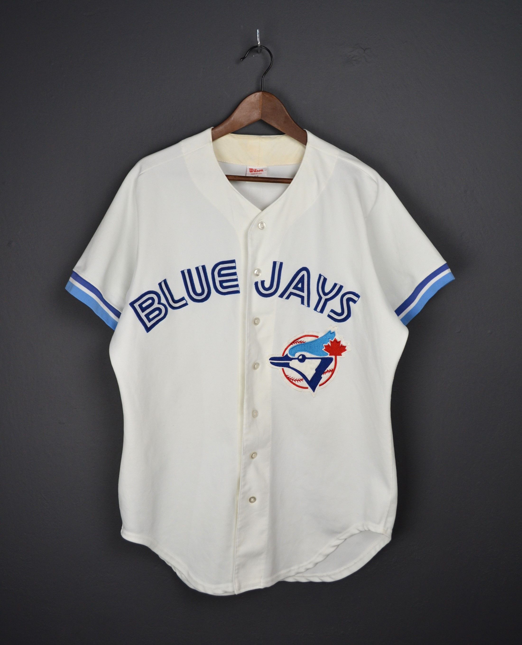 Wilson Toronto Blue Jays 1995 Game Worn Jersey 46 Wilson Size US XL / EU 56 / 4 - 1 Thumbnail