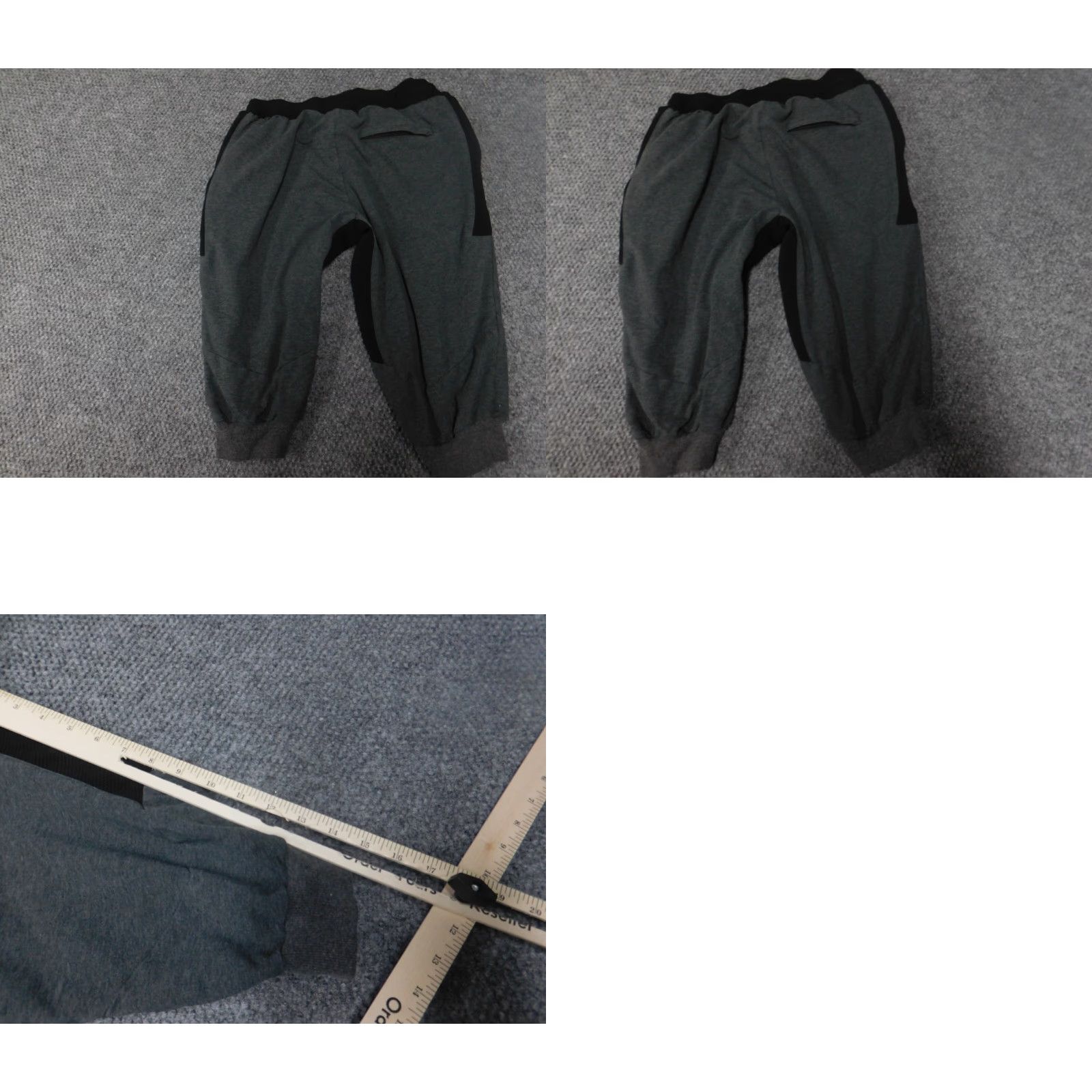 Vintage Maikanong Mens Pants M Gray Straight Knit Cotton Regular 15in Inseam Pockets Sweatpants Modern Vintage No Size US 26 / EU 42 - 8 Thumbnail