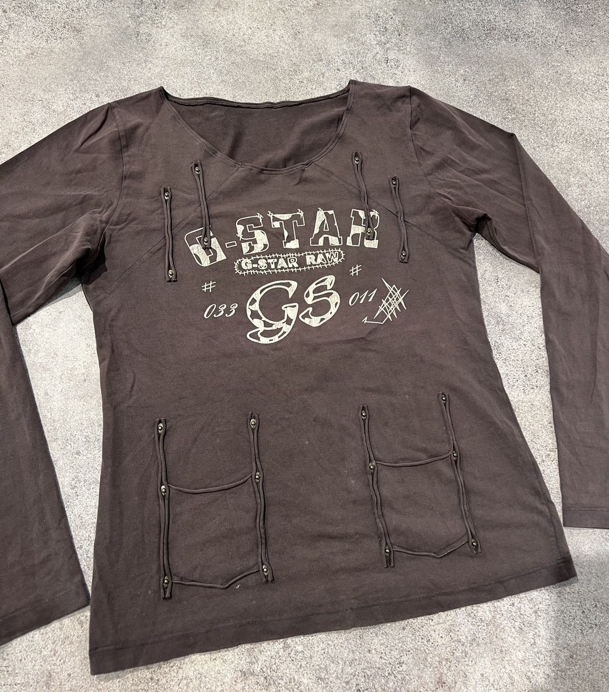 G-Star × Vintage G Star washed punk long sleeve Size US S / EU 44-46 / 1 - 4 Thumbnail