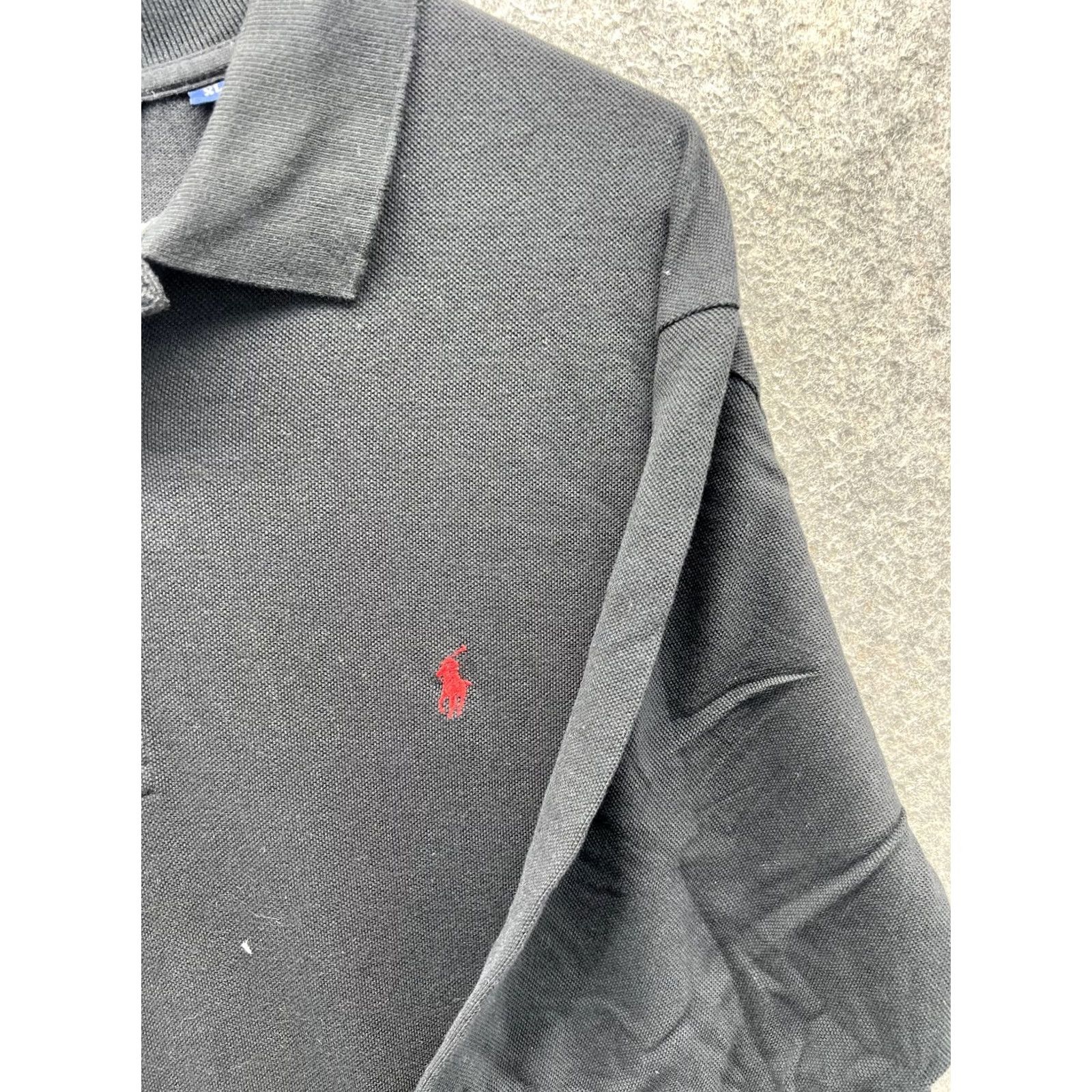 Polo Ralph Lauren Polo Ralph Lauren Polo Shirt Mens XL Black Pony Logo Golf Vintage 2000s Polo Shirt Size US XL / EU 56 / 4 - 7 Thumbnail