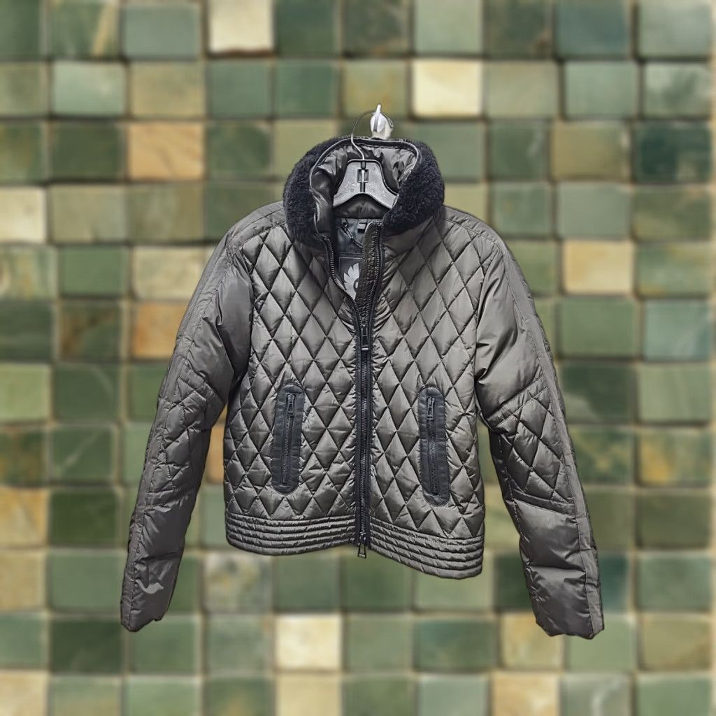 Belstaff VINTAGE Belstaff Jacket Quilted Bomber Sherpa Lined Women's Down 40 Beige Regular Long Sleeve Pocket? Size S / US 4 / IT 40 - 1 Thumbnail
