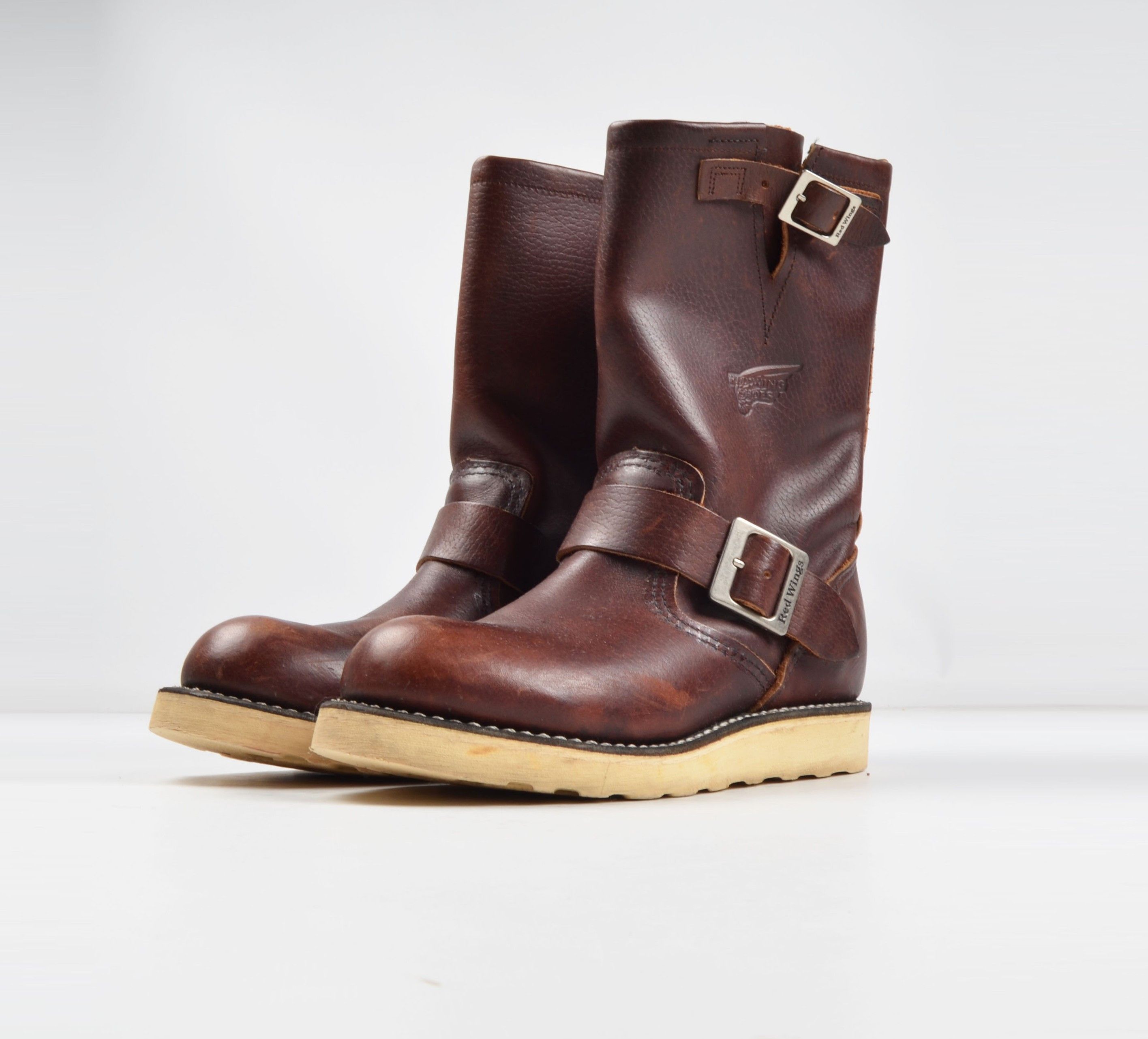 Red Wing Red Wing 2970 Biker Brown Leather Engineer Boots Size US 4.5 / IT 34.5 - 2 Thumbnail