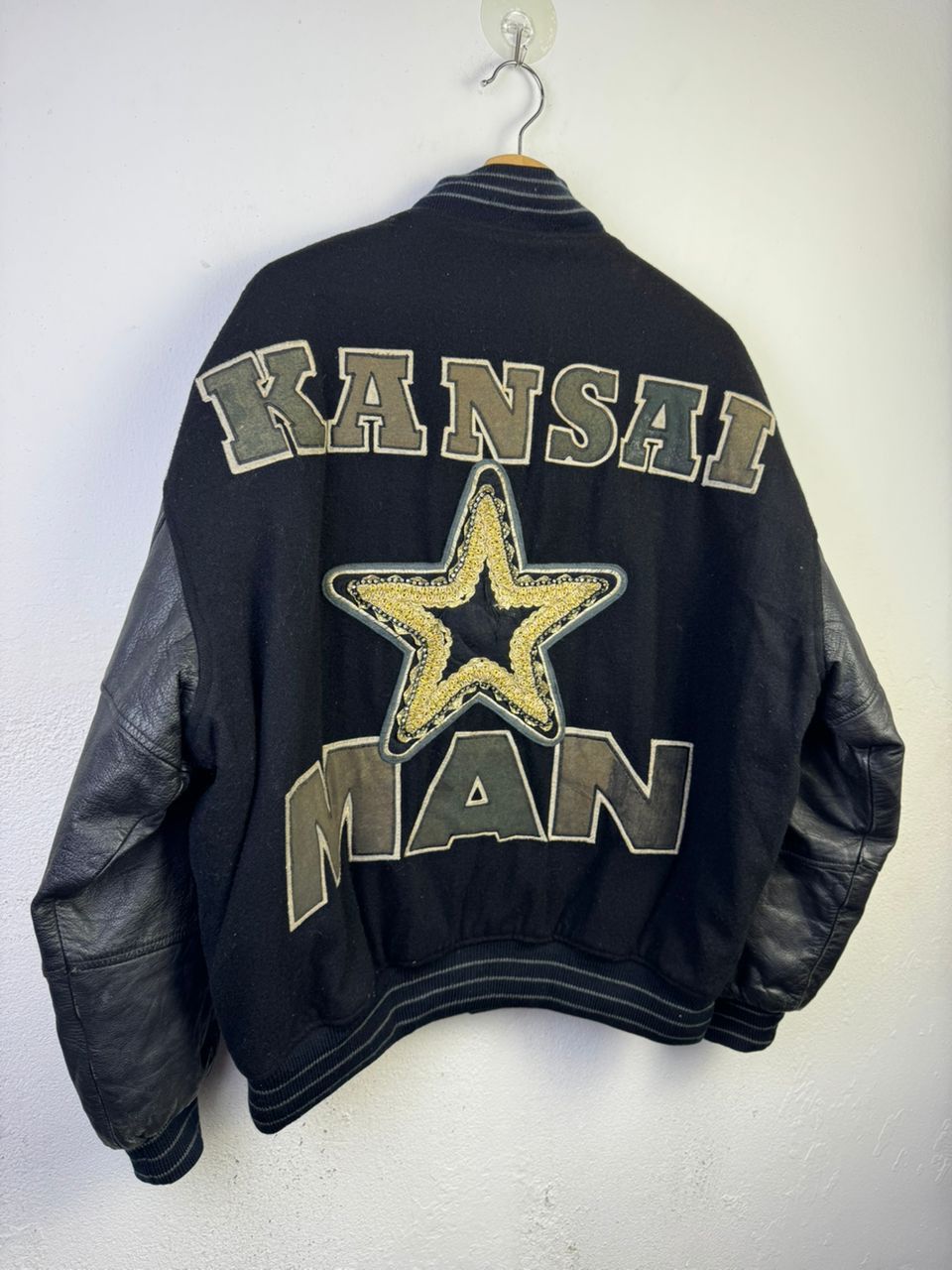 Kansai Yamamoto Vintage Kansai Yamamoto Kansai Man Varsity Wool Jacket Size US L / EU 52-54 / 3 - 2 Thumbnail