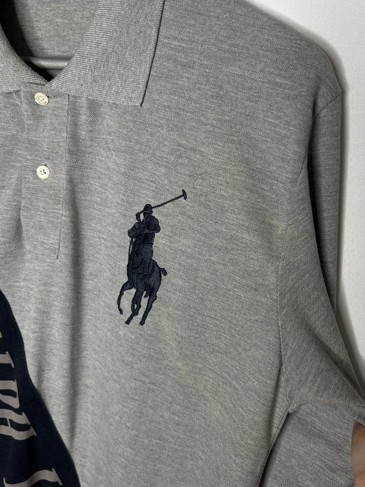 Vintage 💰 Vintage Polo Ralph Lauren Big Pony #3 Long Sleeve Rugby 💰 Size US L / EU 52-54 / 3 - 11 Thumbnail