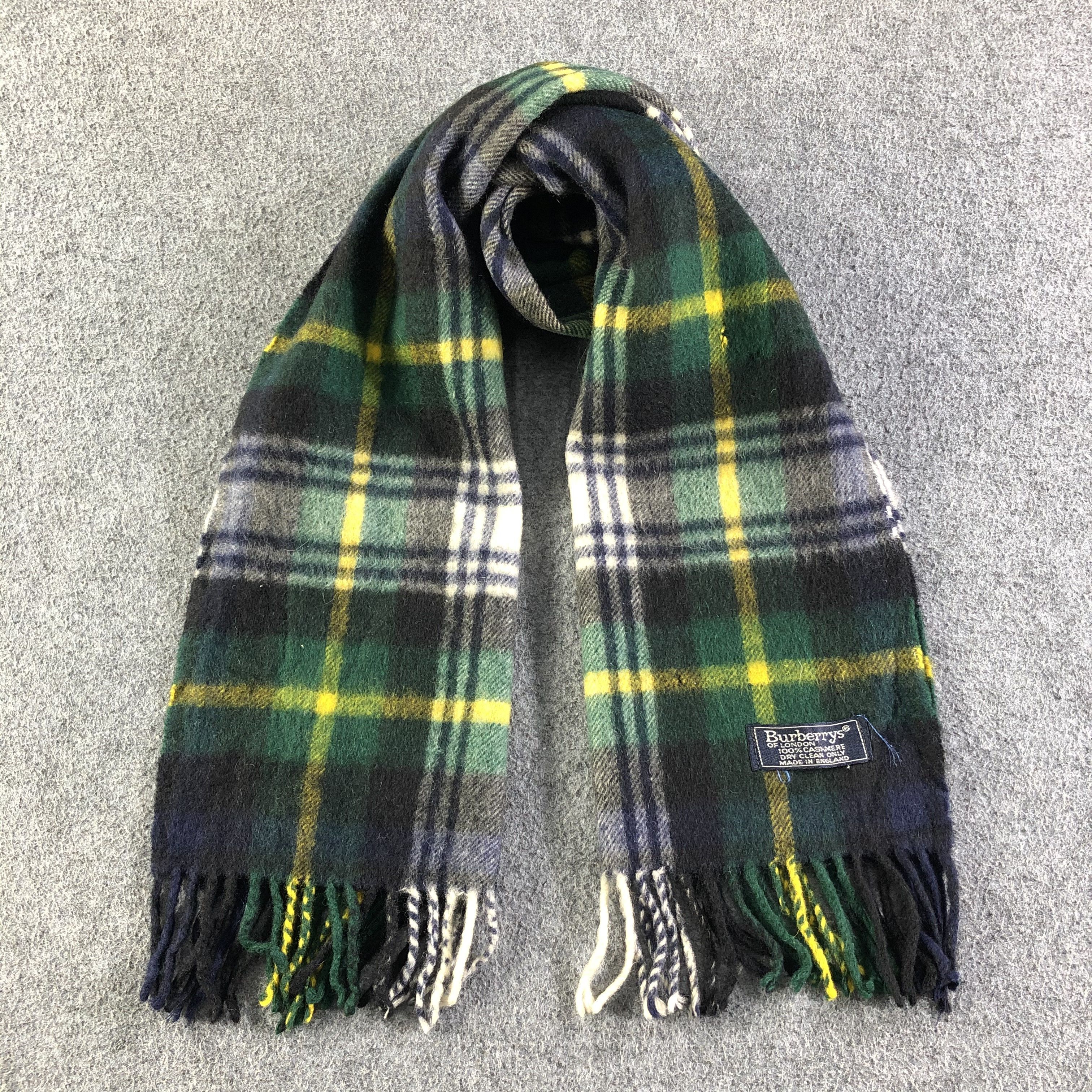 Burberry Burberrys Cashmere Scarf / Muffler / Neckwear P052 Size ONE SIZE - 1 Thumbnail