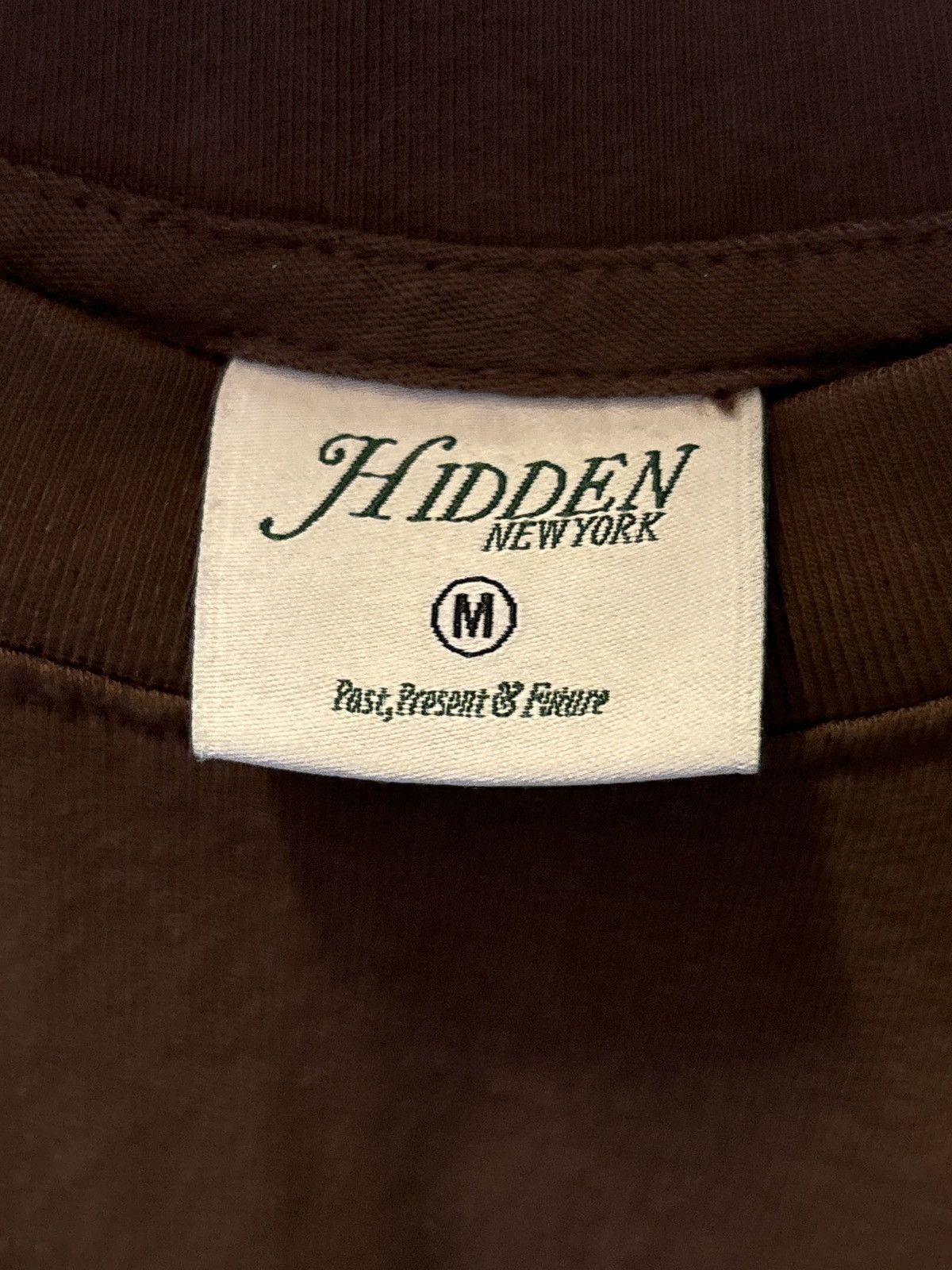 HIDDEN Hidden NY Seeing Is Believing Tee Brown Size US M / EU 48-50 / 2 - 3 Thumbnail