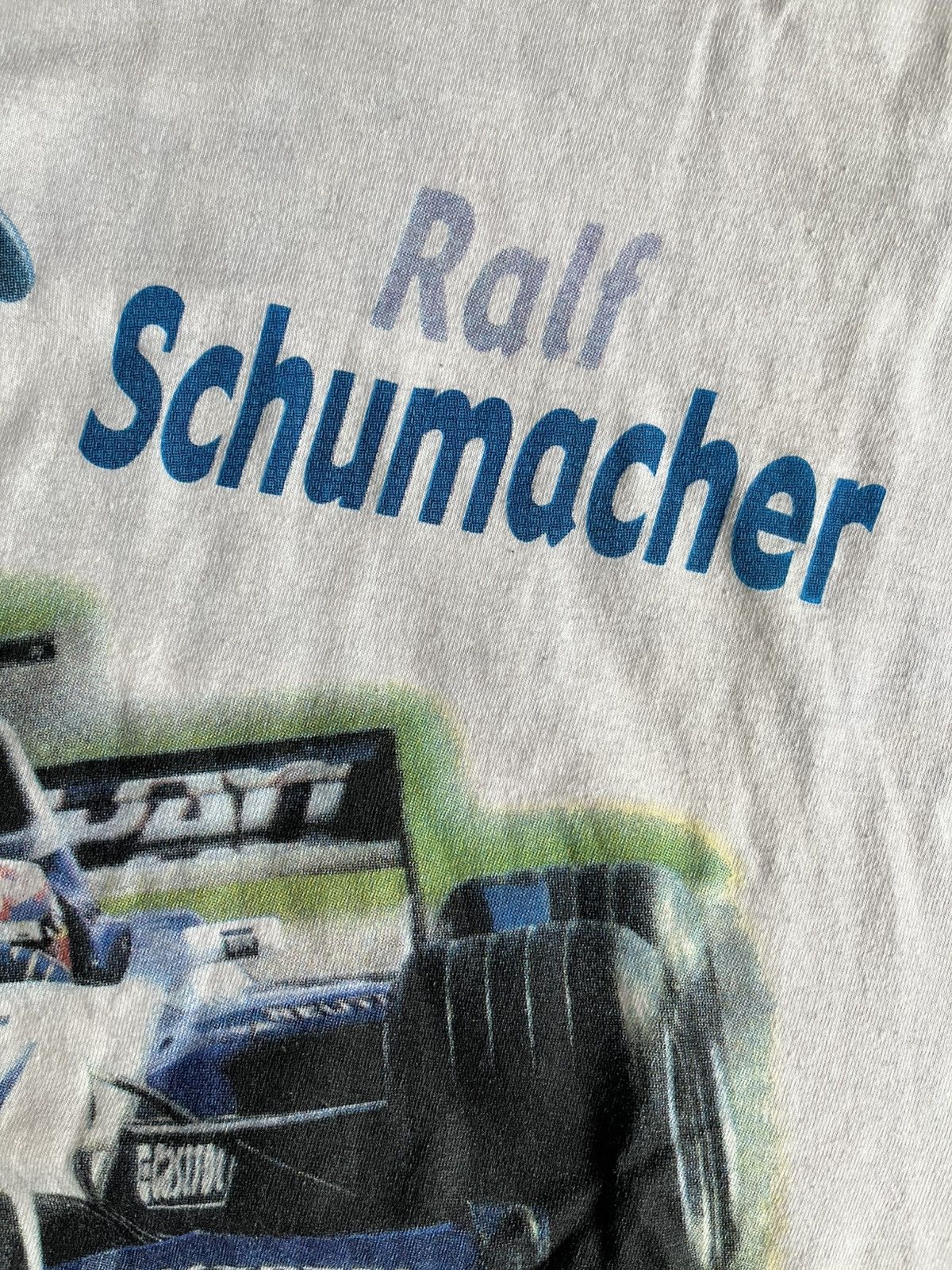 Formula 1 × Vintage Vintage 90s Ralf Schumacher BMW Williams F1 Racing Team Tee Size US L / EU 52-54 / 3 - 4 Thumbnail