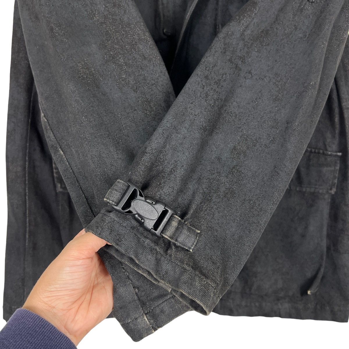 Japanese Brand 🔥 LGB BERNING SHO ABSTRACT DENIM JACKET Size US L / EU 52-54 / 3 - 13 Thumbnail