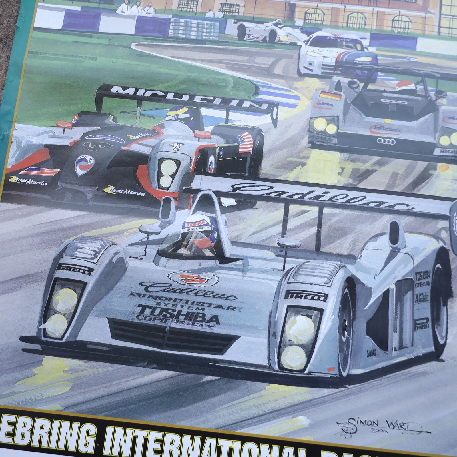 Vintage Original Vintage 2000 SuperFlo12 Racing Poster 20"x33" Size ONE SIZE - 3 Thumbnail