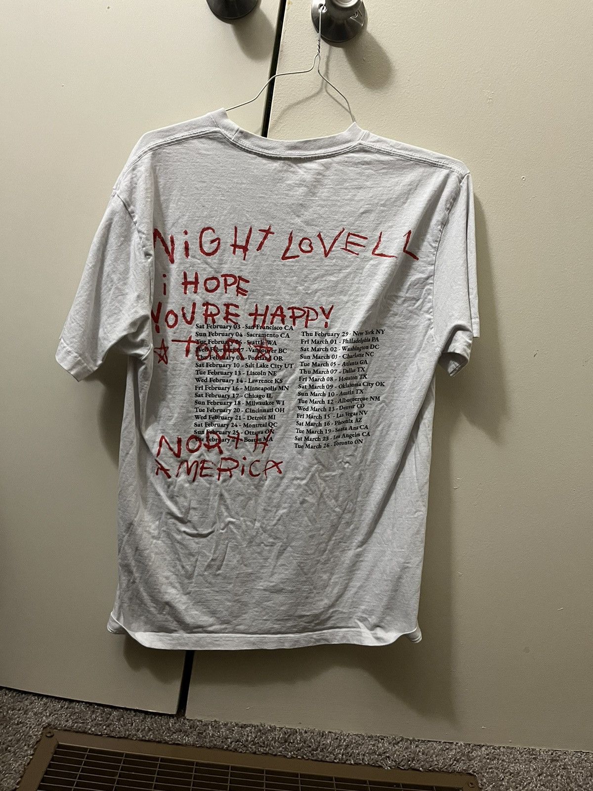 G59 Records Nigh Lovell Tour Shirt Size US L / EU 52-54 / 3 - 2 Thumbnail