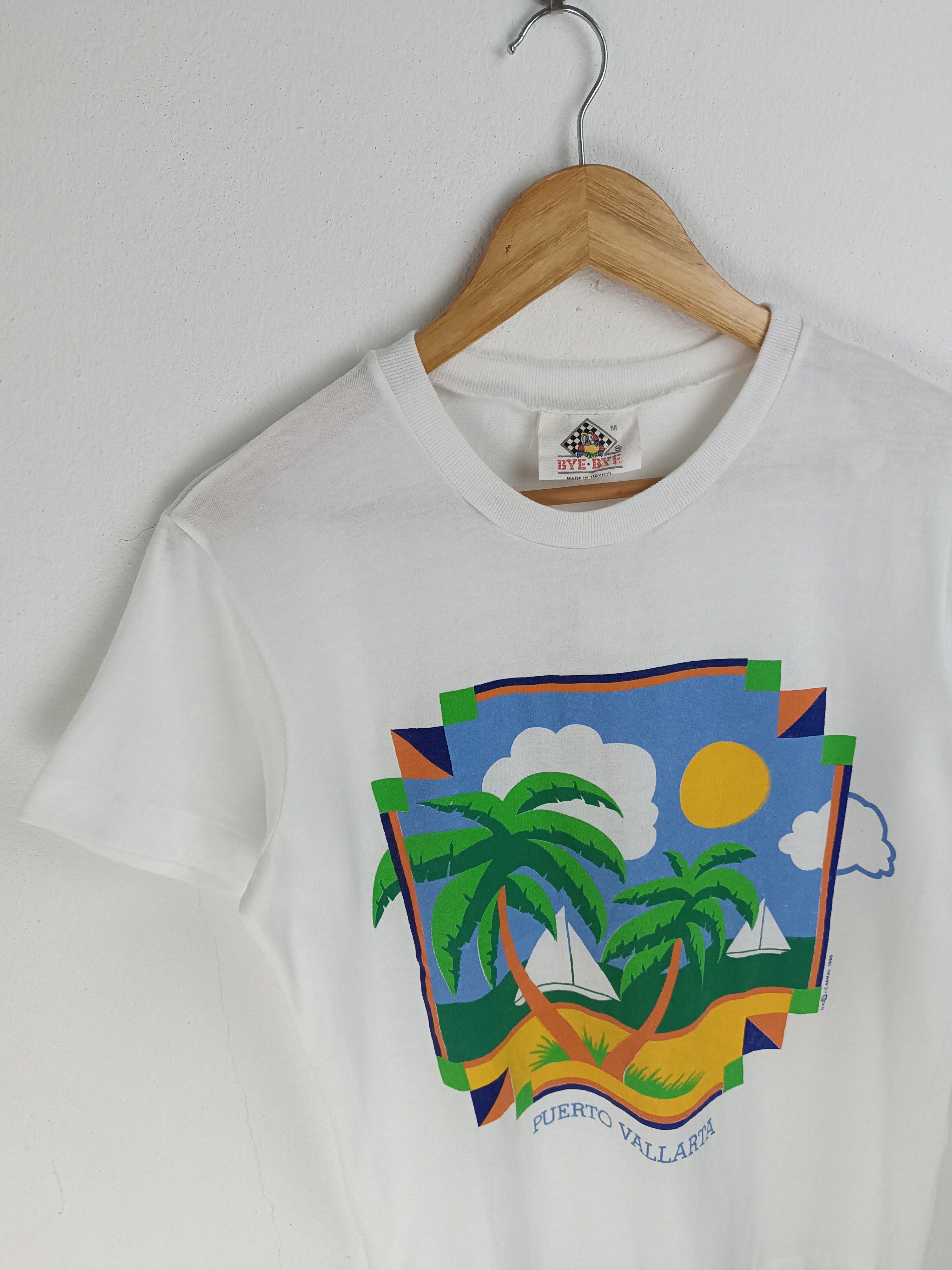Vintage VINTAGE 80'S PUERTO VALLARTA 1986 TEES VERY RARE Size US M / EU 48-50 / 2 - 8 Thumbnail