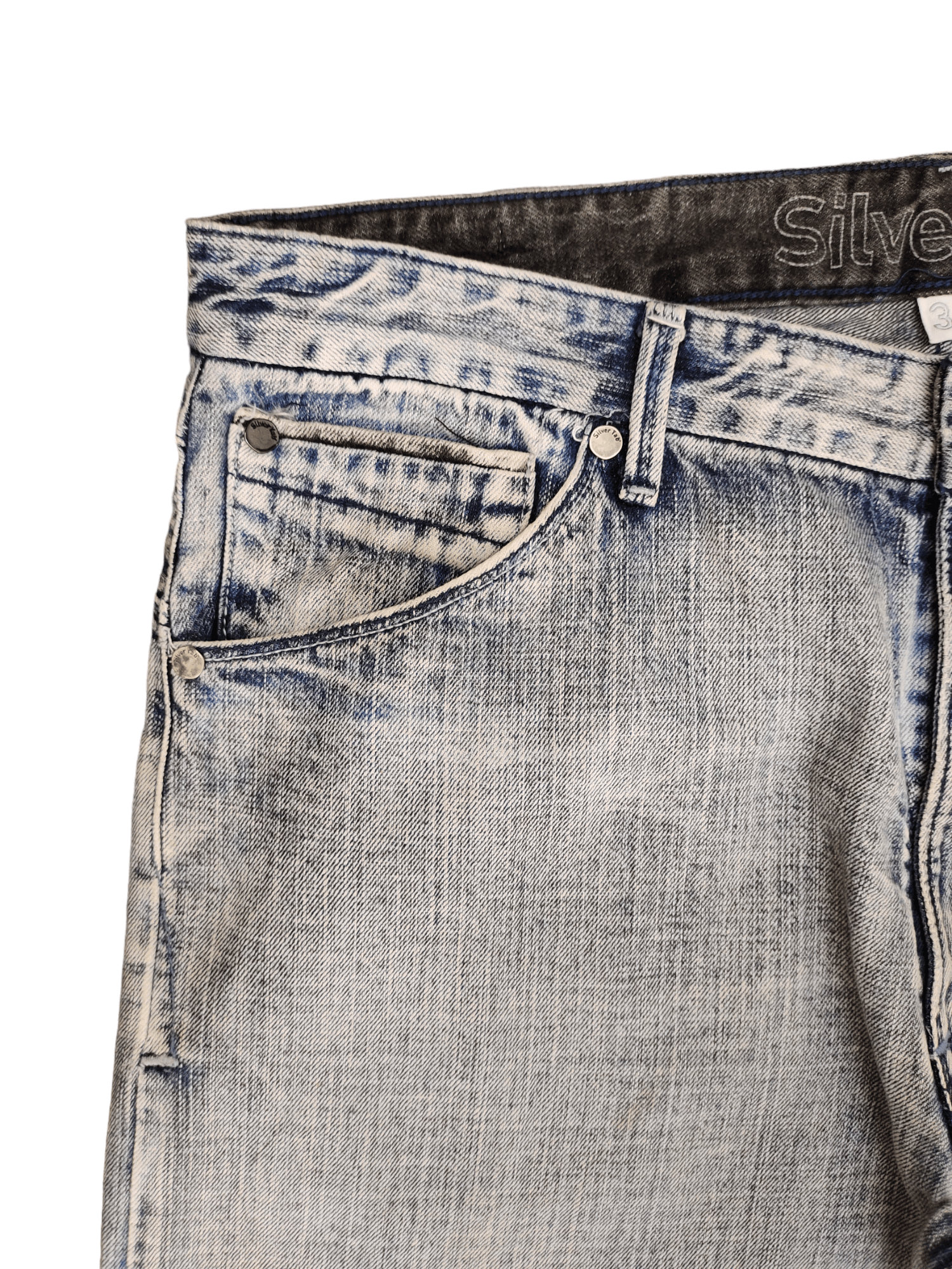 Levi's Vintage Clothing Baggy Bootcut Jean Levis SilverTab Denim Wide Leg Size US 37 - 4 Thumbnail