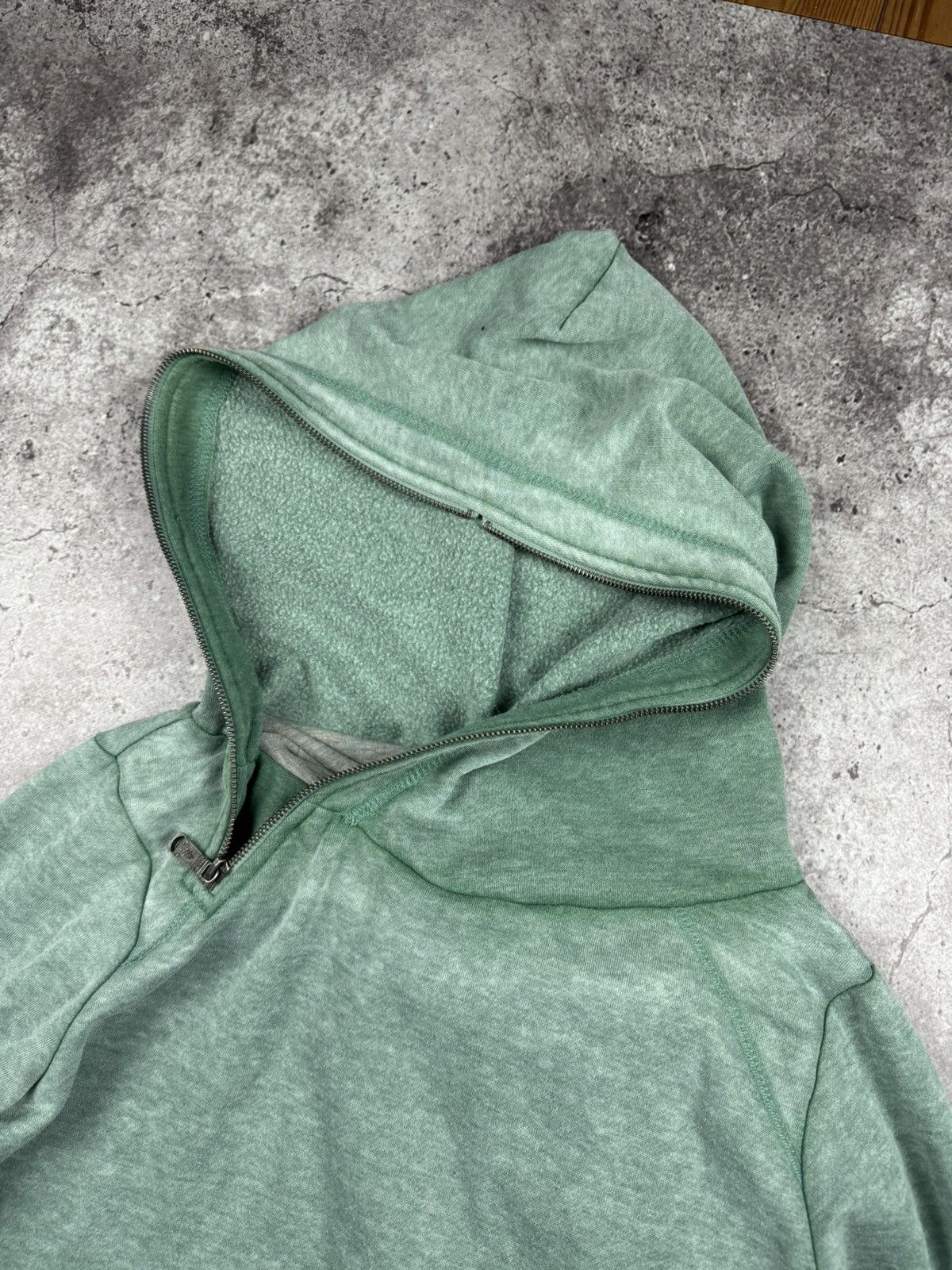 Hysteric Glamour VTG Y2K RICK OWENS STYLE AVANT GARDE ASSYMETRICAL ZIP HOODIE Size US M / EU 48-50 / 2 - 4 Thumbnail