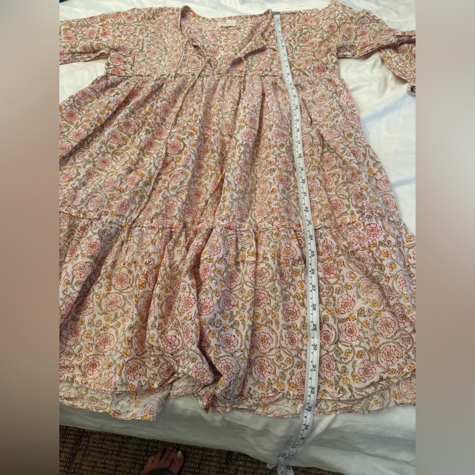 Other Maelu Willow Mini Floral Pink and White Dress, Size M Size M / US 6-8 / IT 42-44 - 8 Thumbnail