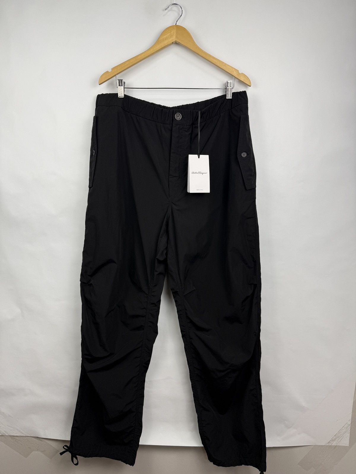 Salvatore Ferragamo ❗️NEW 🇮🇹 Salvatore Ferragamo Premium Nylon Pants Made in Italy Size US 38 / EU 54 - 9 Thumbnail