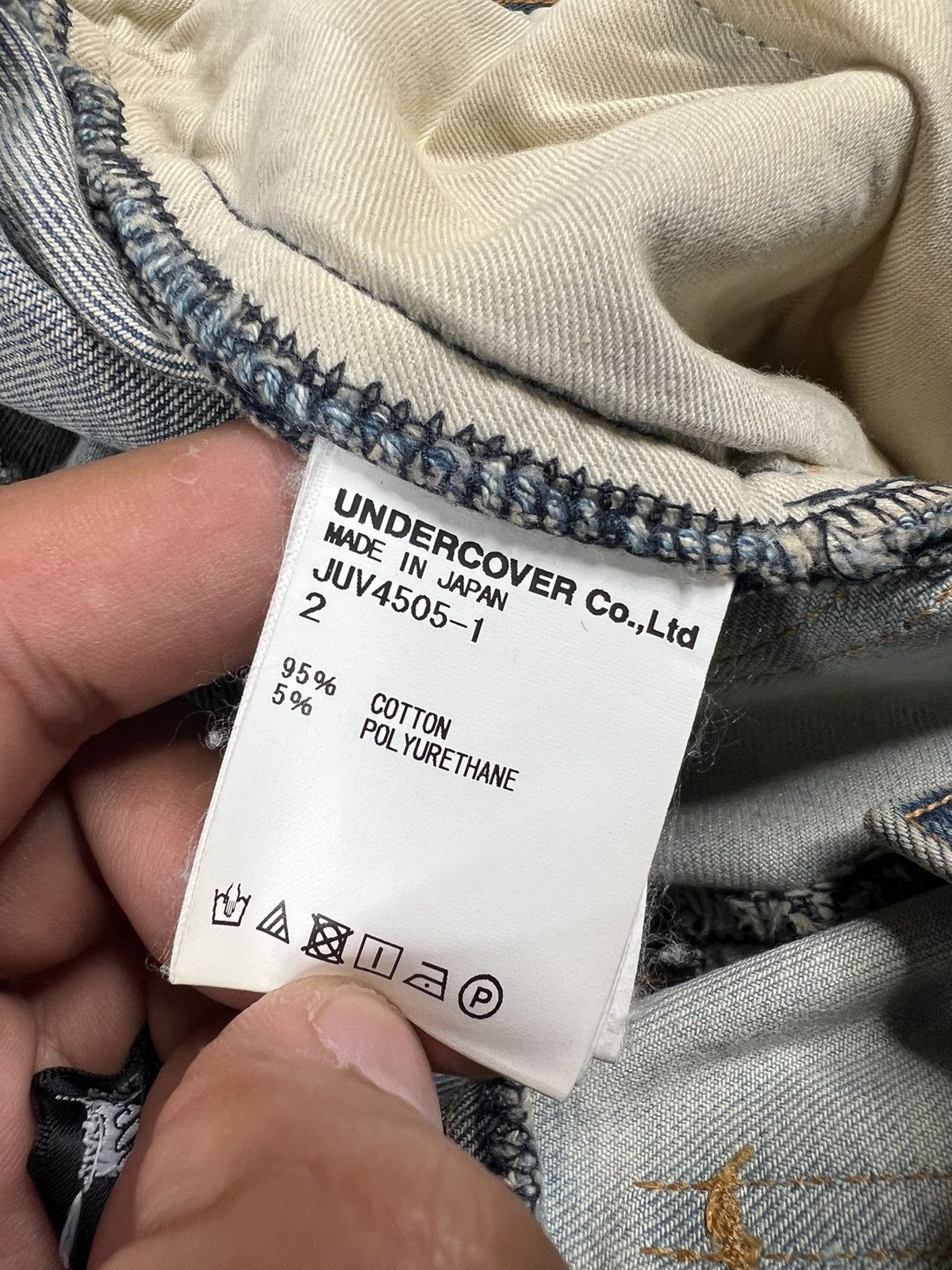 John Undercover × Undercover John Undercover S/S 18 Reconstructed Jeans Size US 30 / EU 46 - 15 Thumbnail
